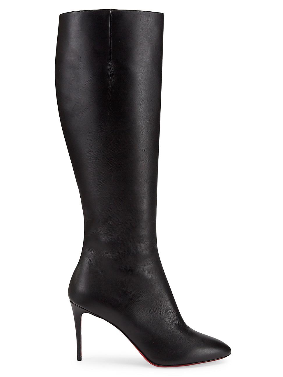 Christian Louboutin Eloise Botta Leather Boots in Black | Lyst