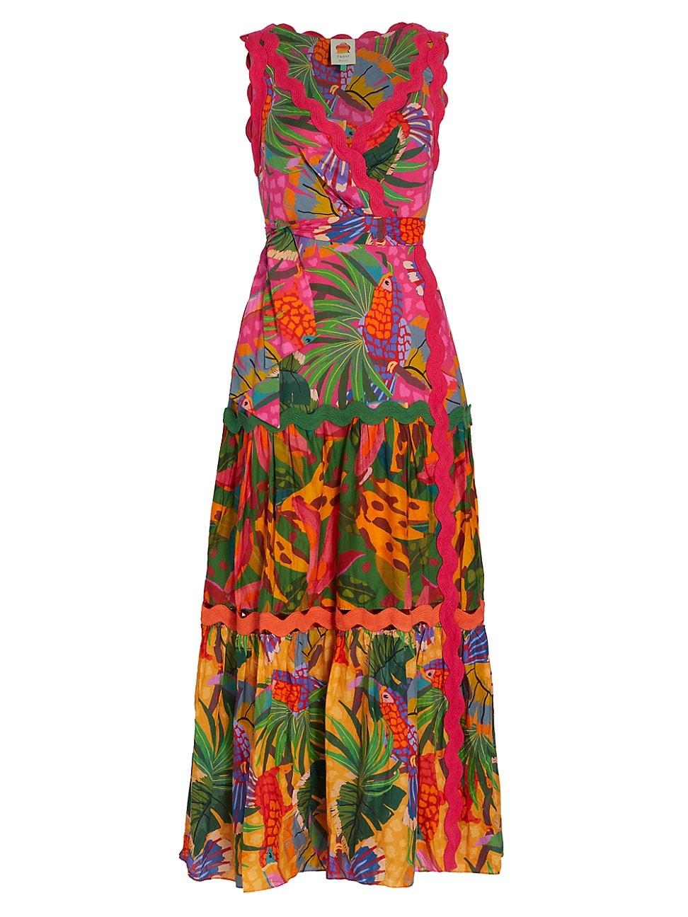 FARM Rio Painted Toucans Maxi Dress | Lyst