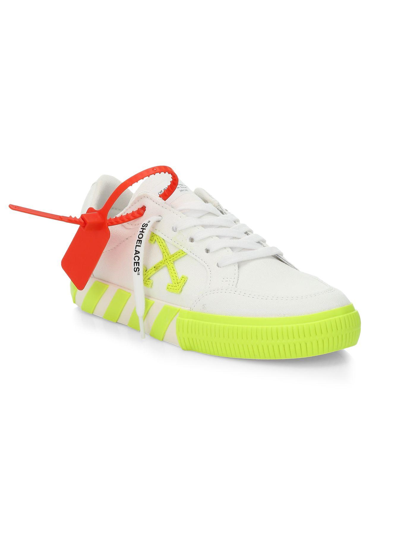 white low top sneakers off white