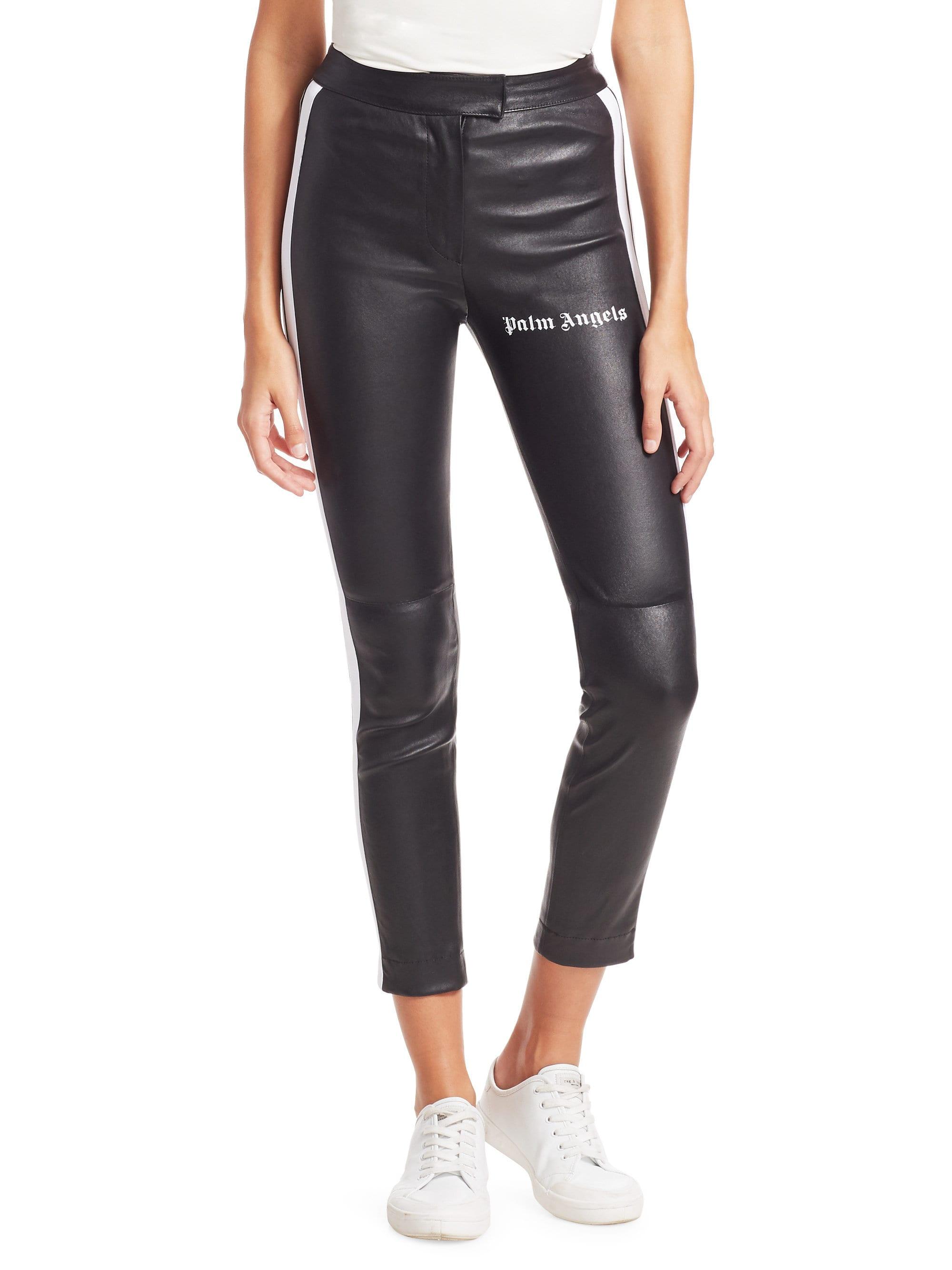 palm angels leather pants
