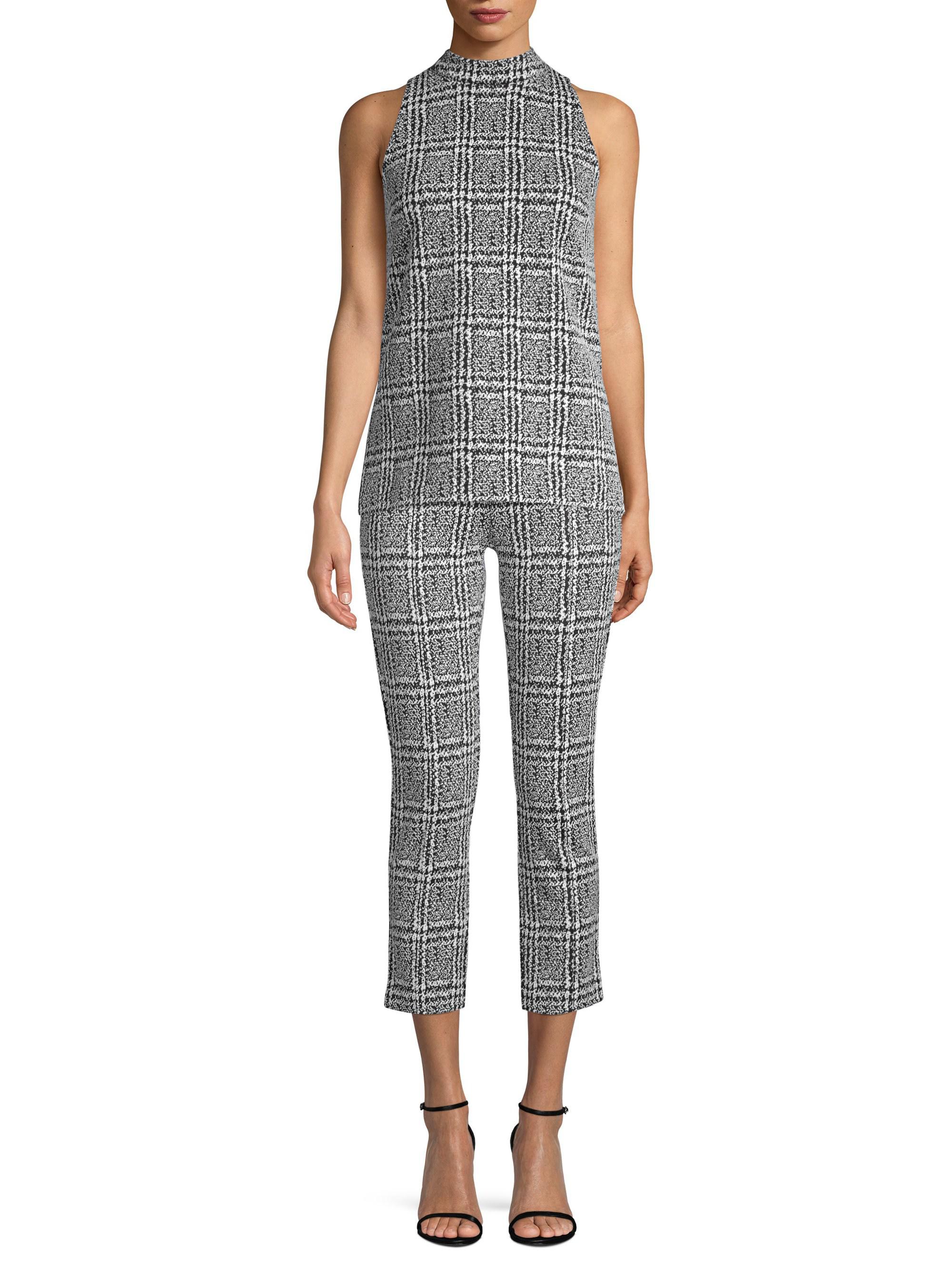 michael kors plaid pants