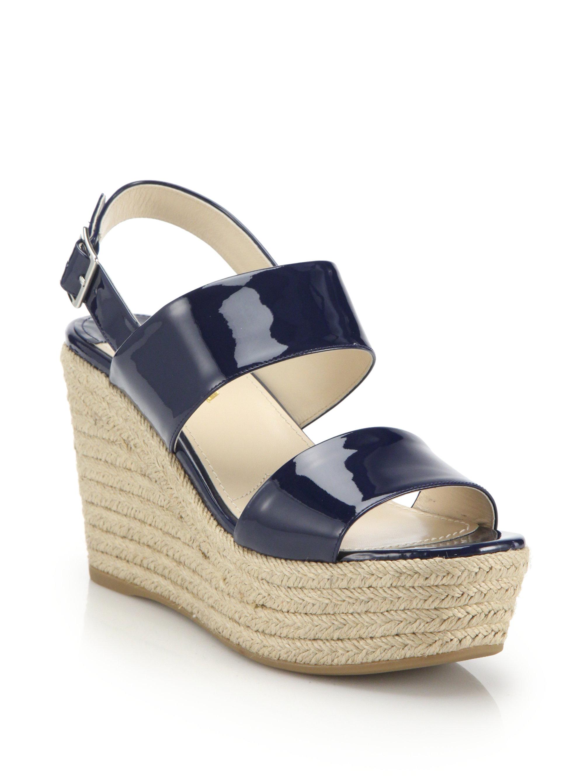 prada leather platform espadrilles