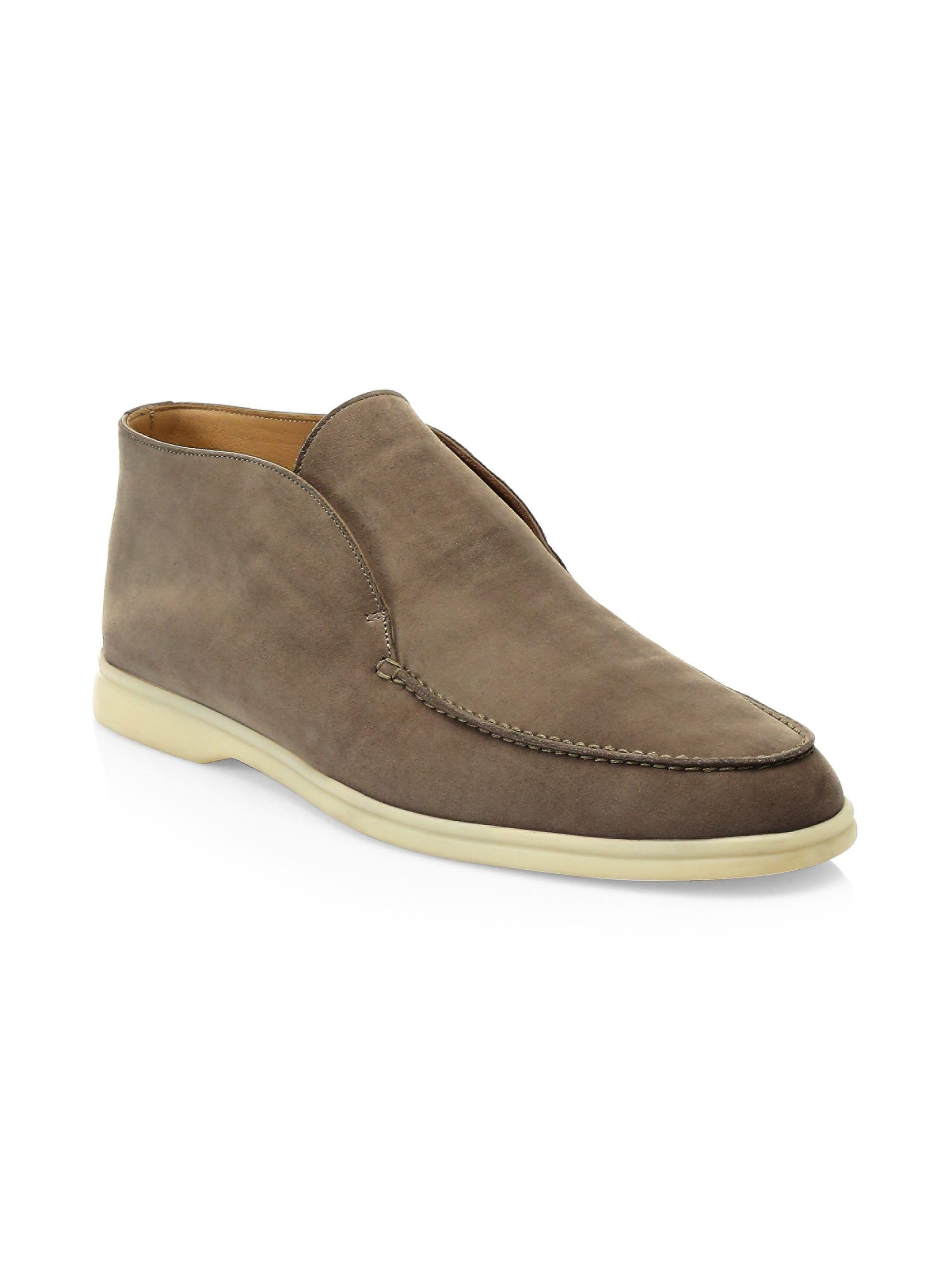 Lyst - Loro Piana Suede Derby Shoes for Men