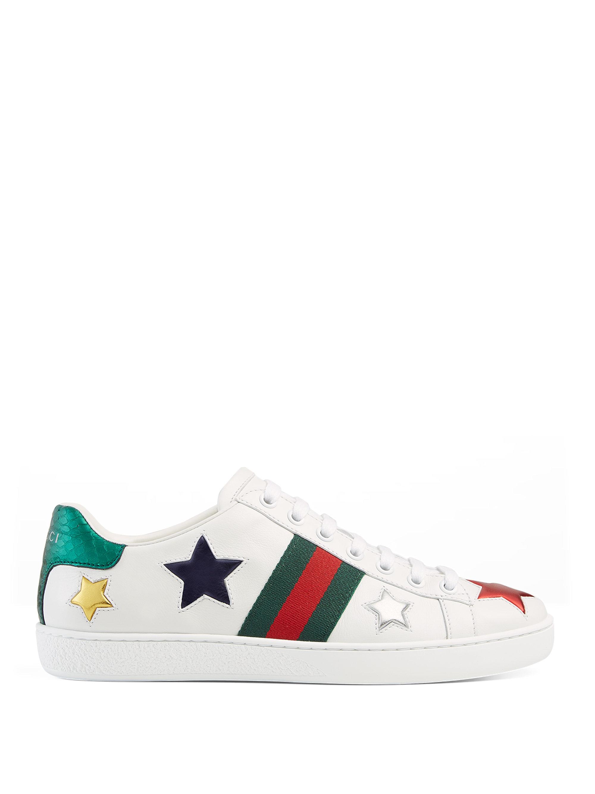 gucci ace star sneakers