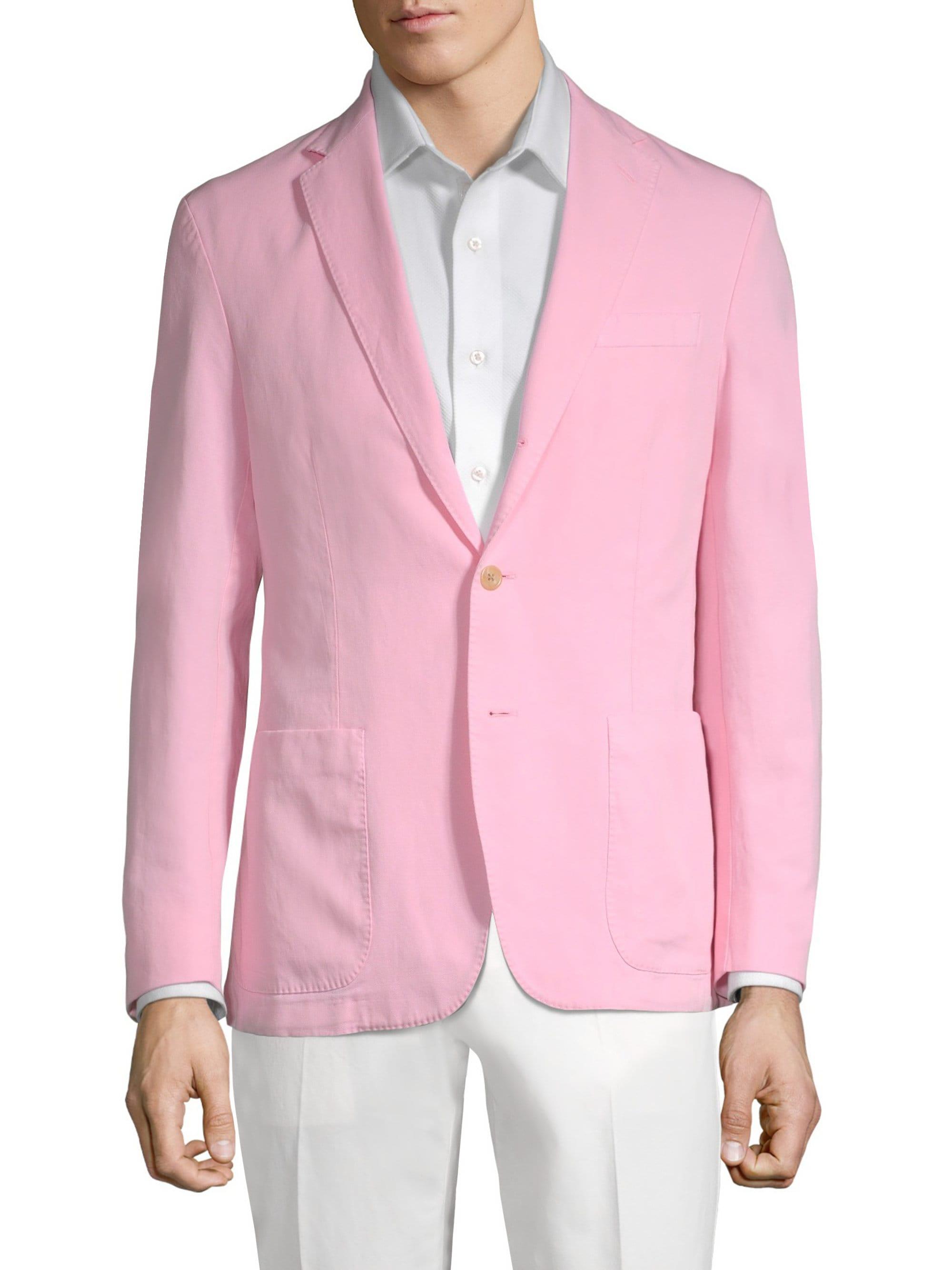 Polo Ralph Lauren Cotton Men's Morgan Yale Slim-fit Blazer - Pink for ...