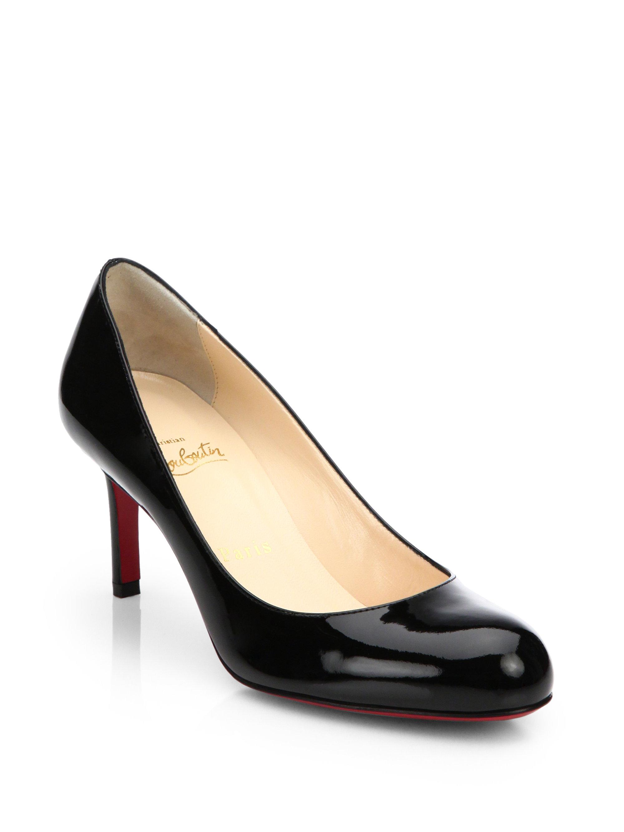 CHRISTIAN LOUBOUTIN simple pump70 patent-