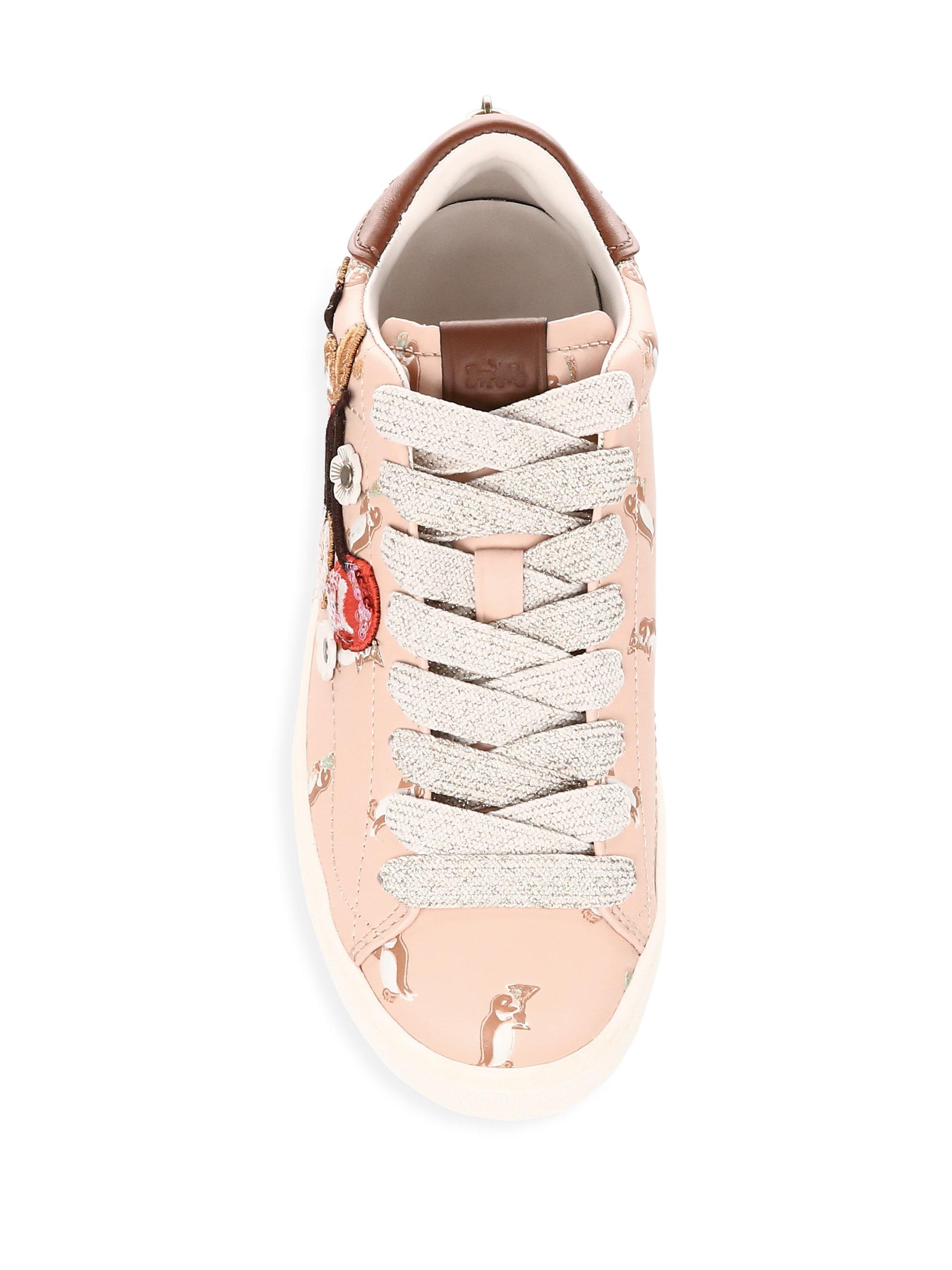 coach cherry sneakers