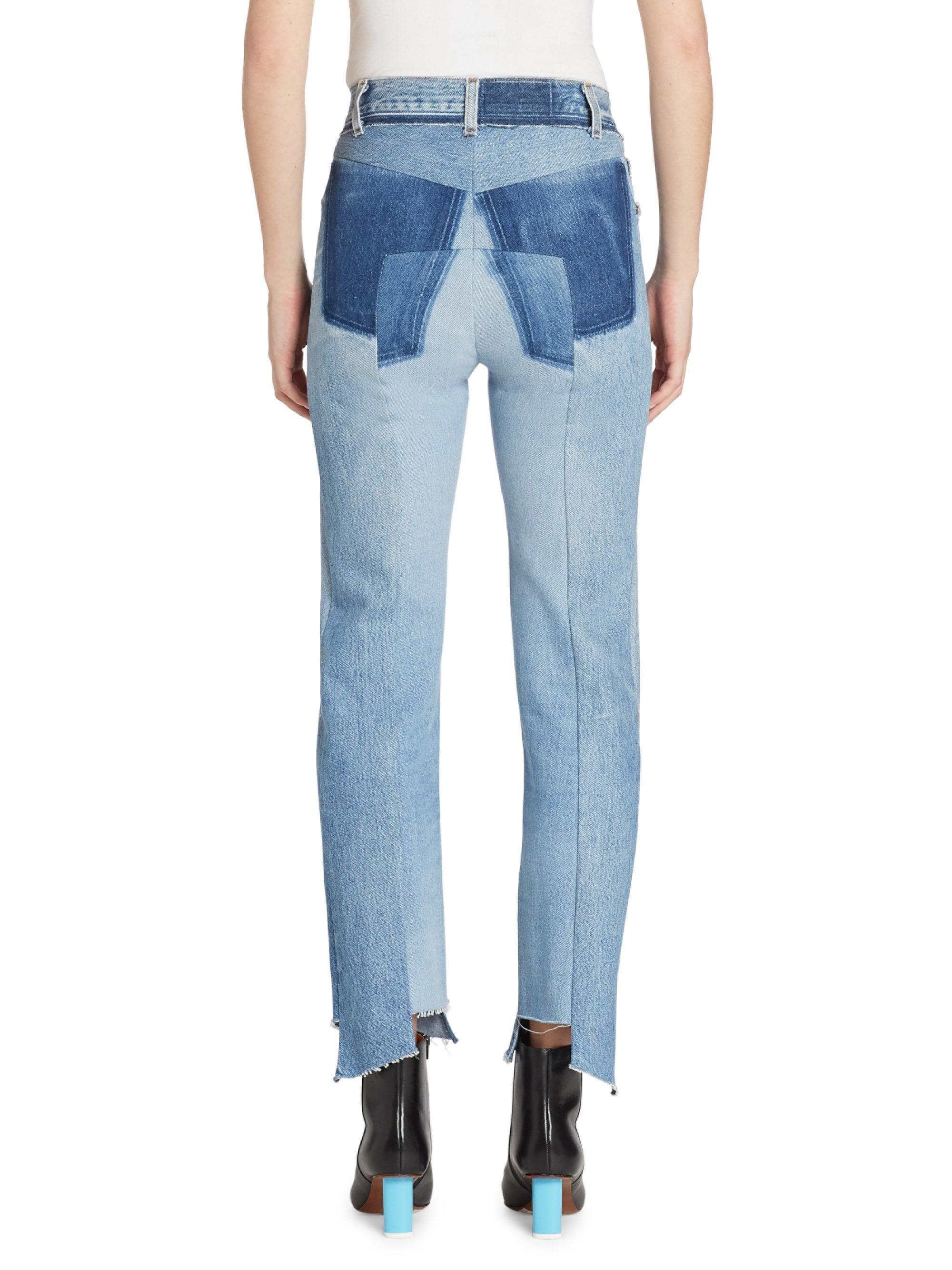 Vetements Denim Reworked Jeans in Blue - Lyst