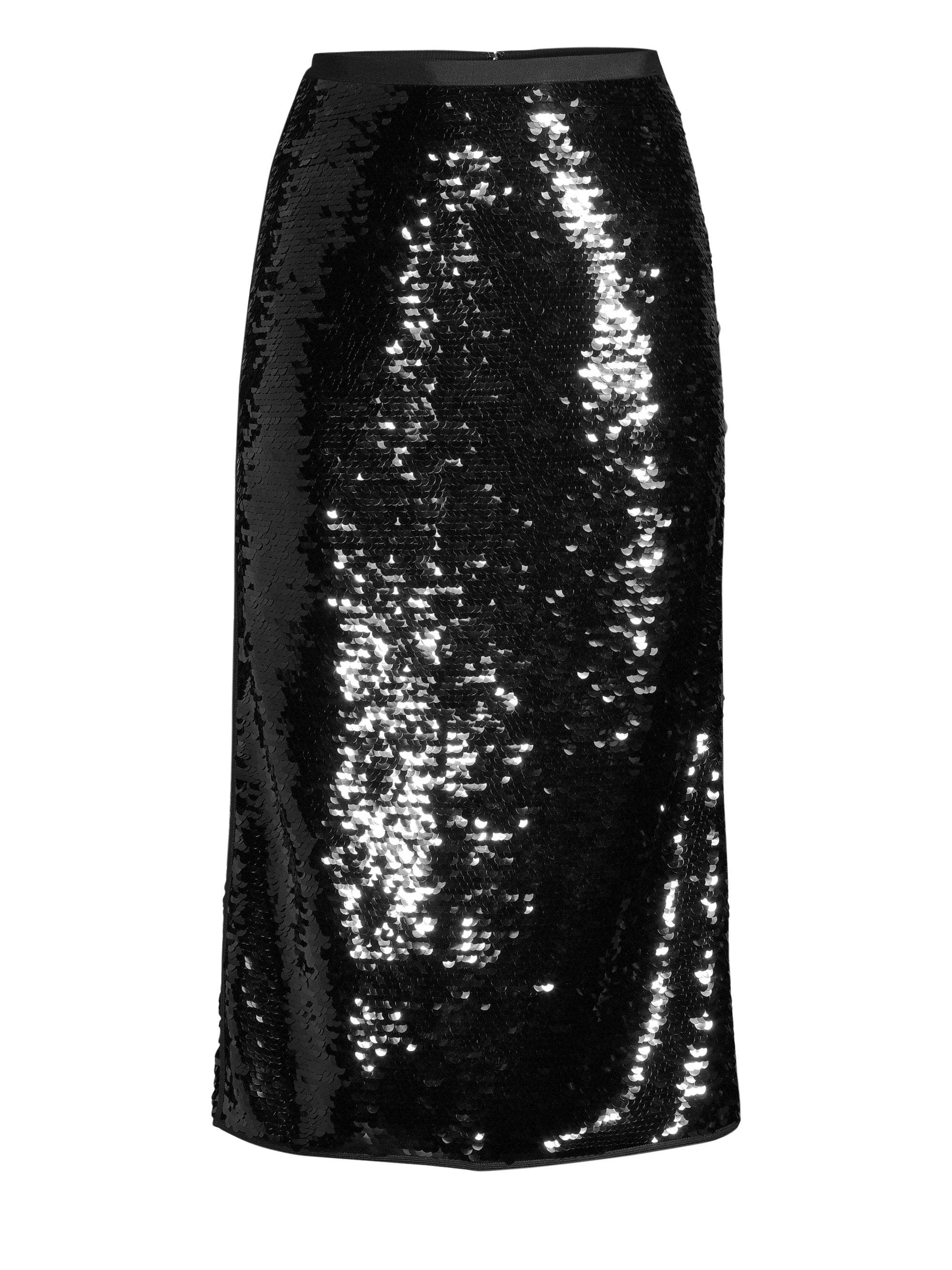 Weekend by Maxmara Tartina Sequined Pencil Skirt in Black - Lyst