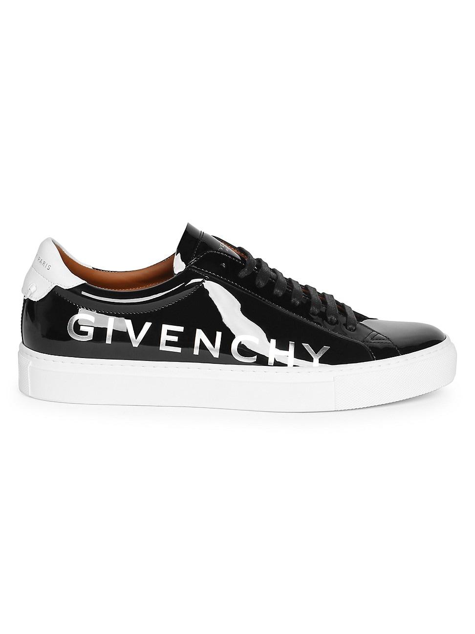 Givenchy Urban Street Patent Leather Sneakers in Black for Men | Lyst