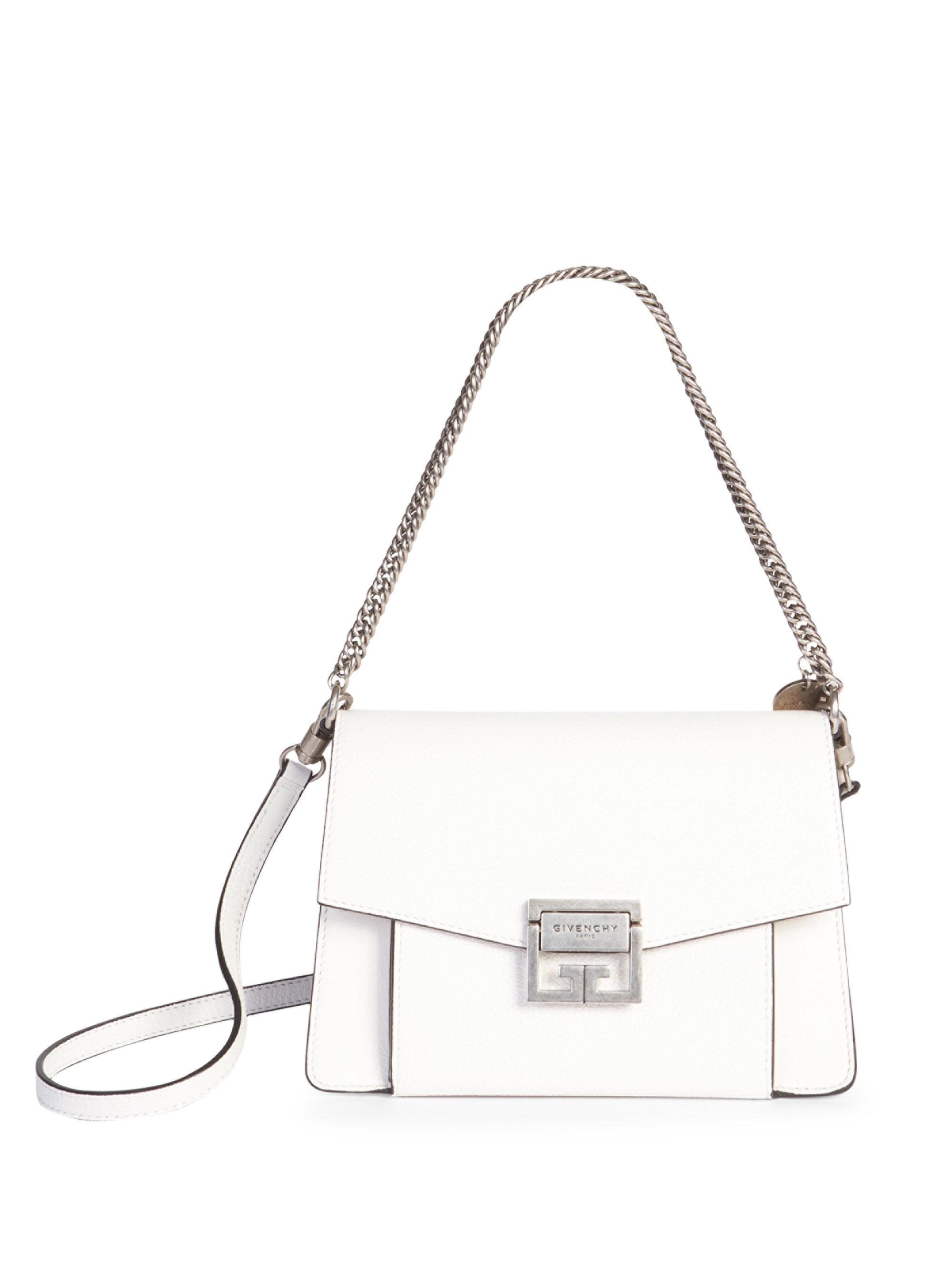 Givenchy Leather Gv3 Small Shoulder Bag 