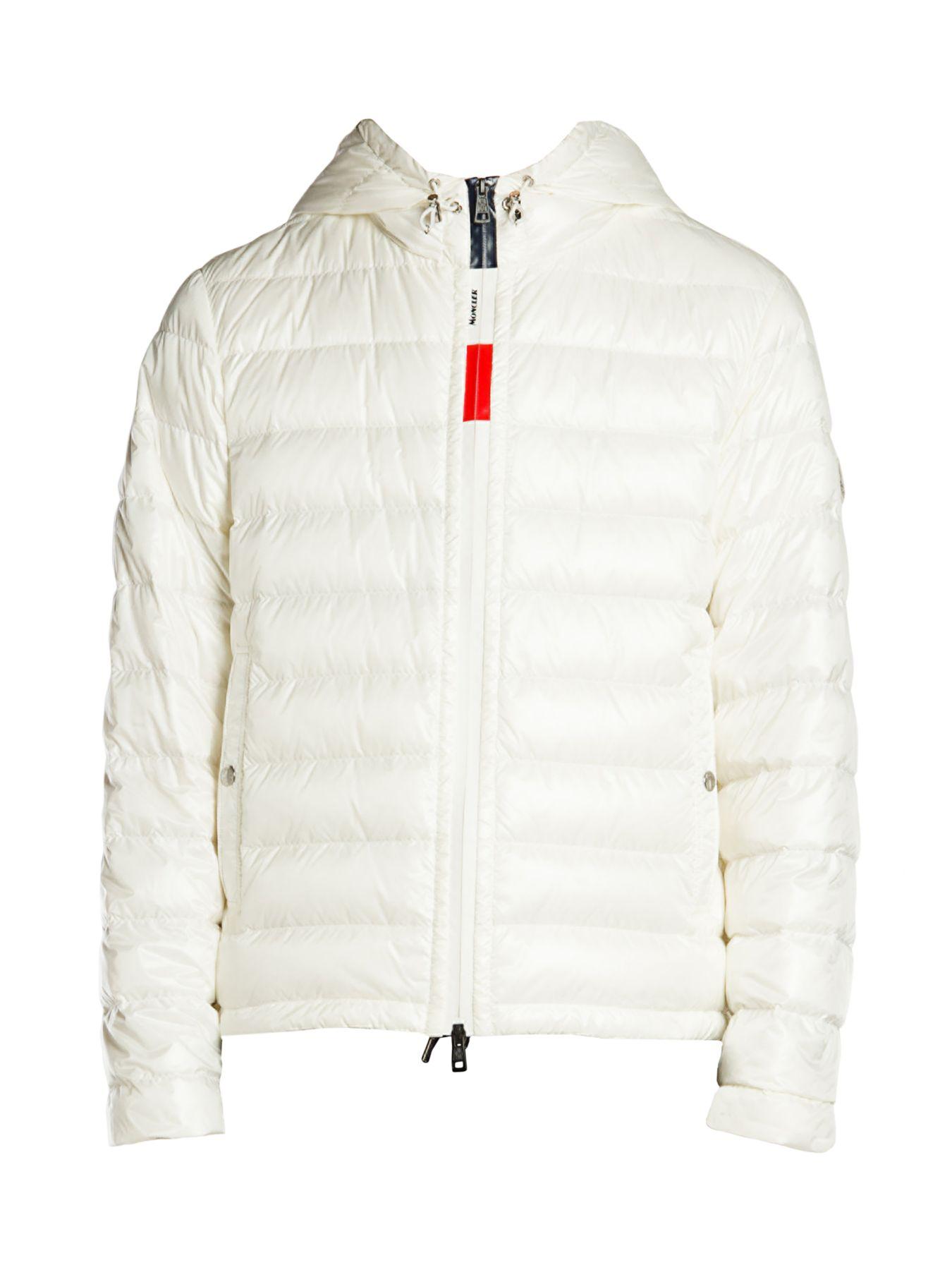 Moncler Goose Rook Down Puffer Jacket in White for Men - Lyst