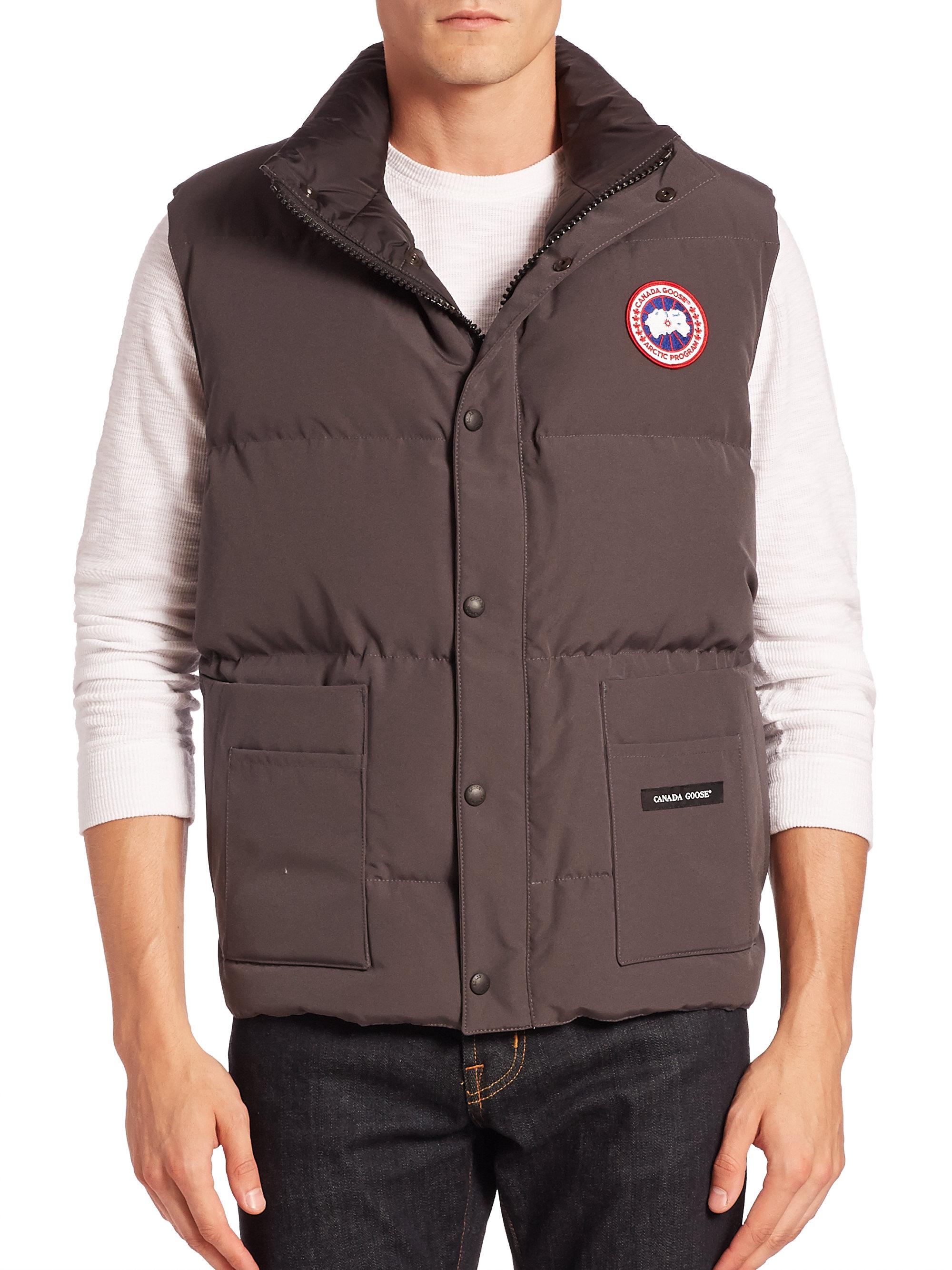 Canada Goose Freestyle Puffer Vest in Graphite (Gray) for Men - Lyst