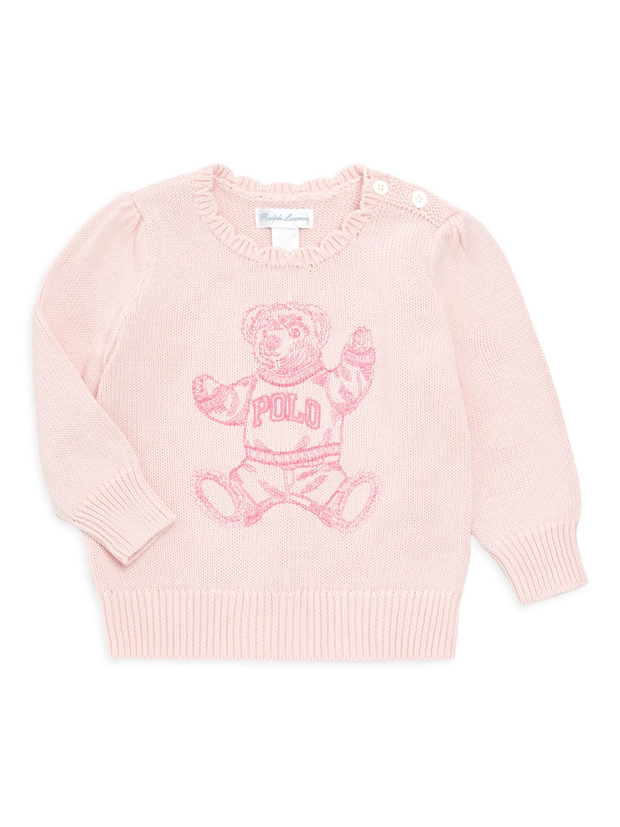 baby girl polo sweater