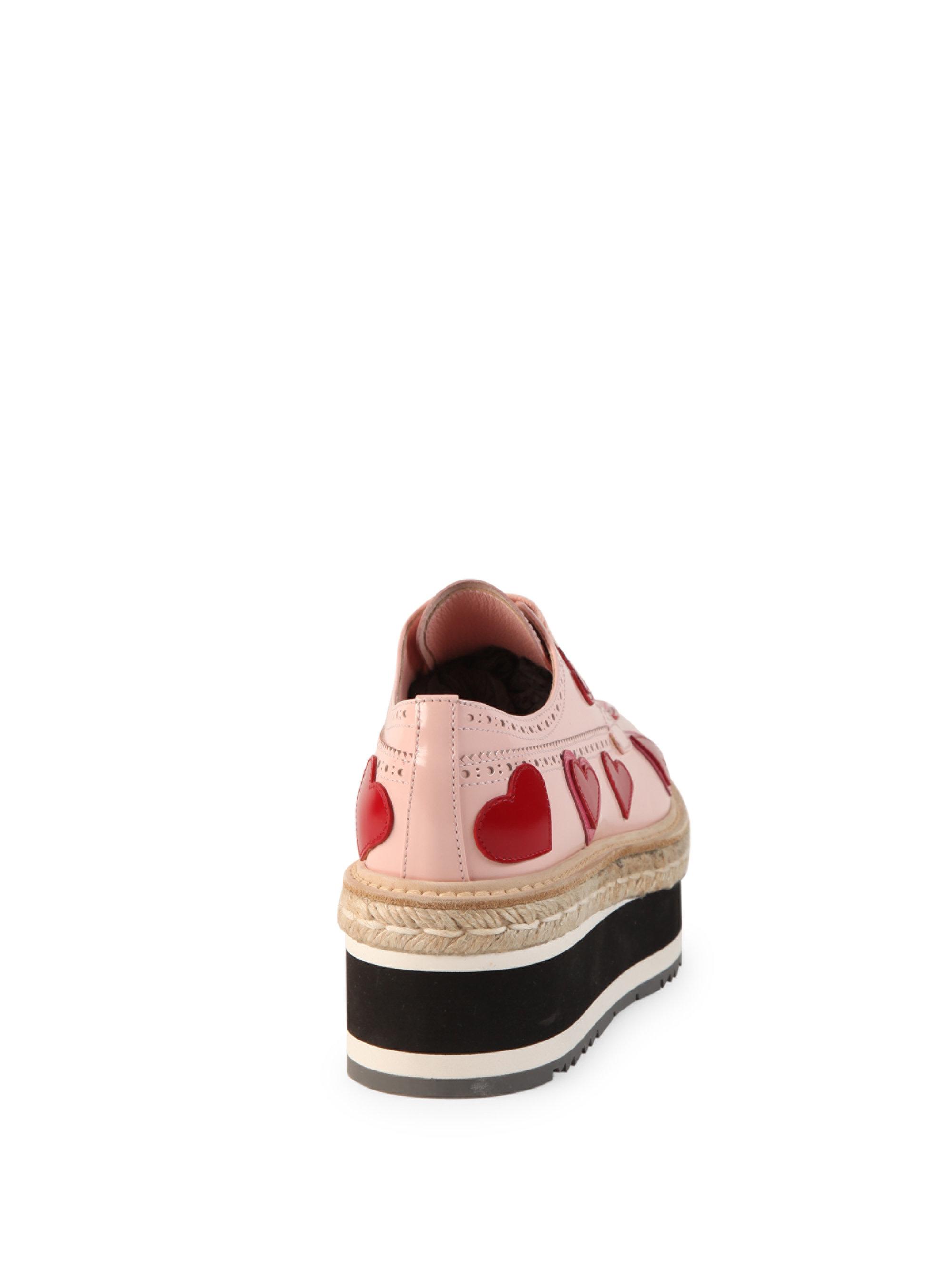 prada heart flats