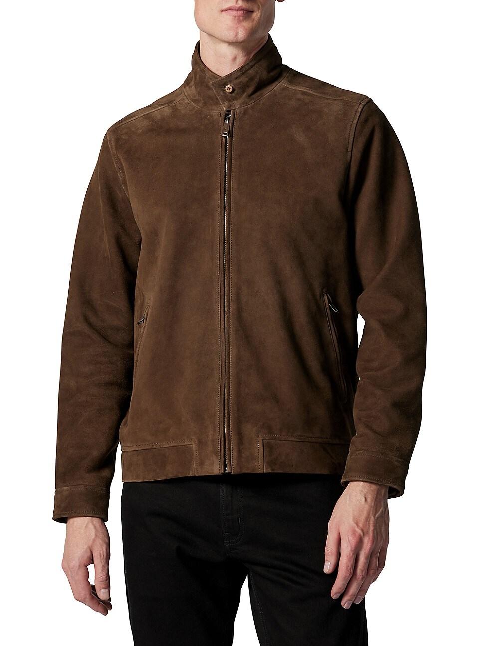 Rodd & Gunn Glen Massey Suede Jacket in Brown for Men Lyst