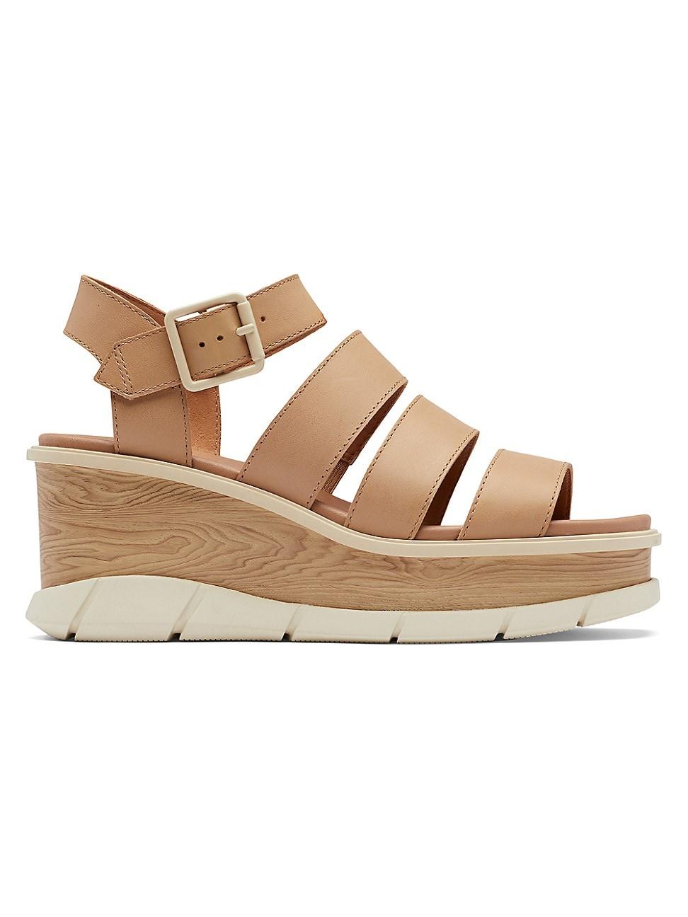 Sorel Joanie Wood Ankle Strap Sandals in Natural Lyst