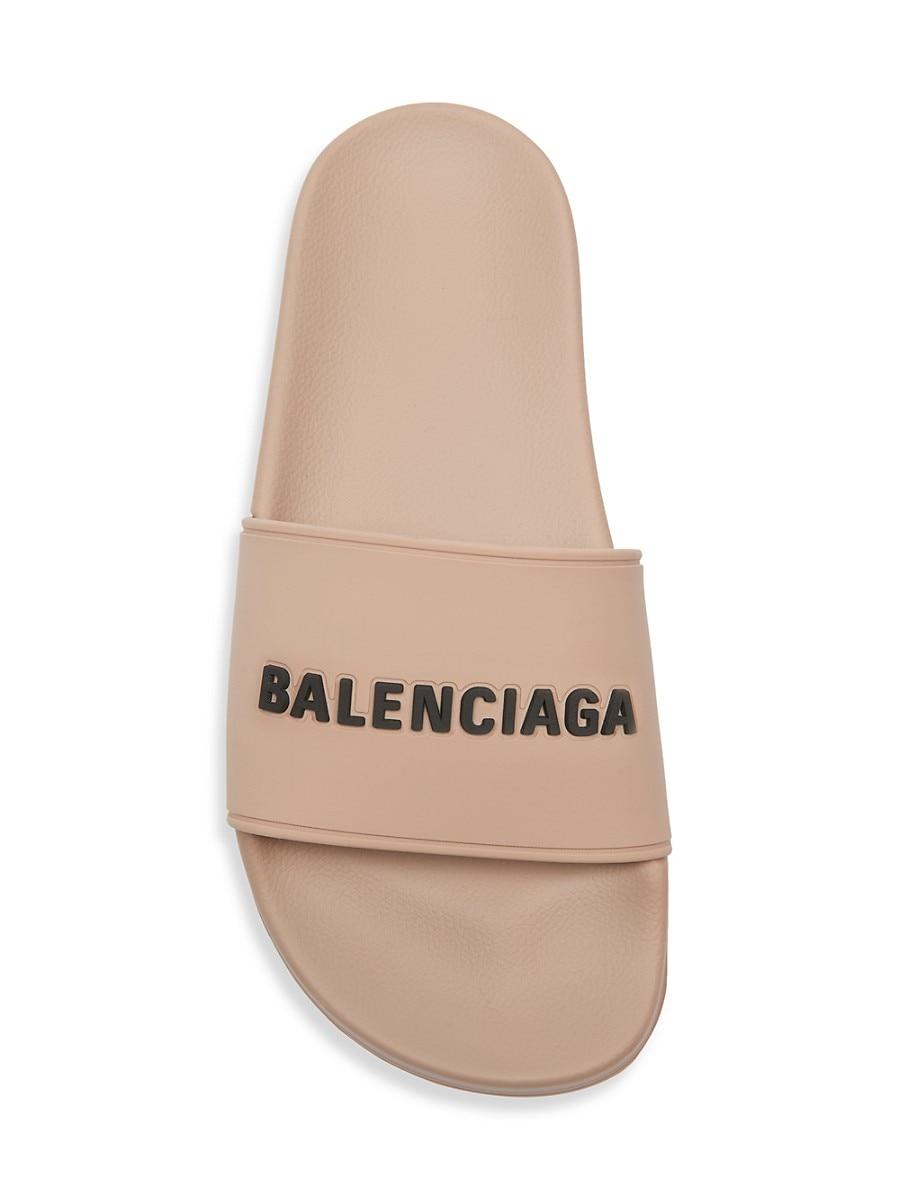 Balenciaga logo slides  Beccas Bags