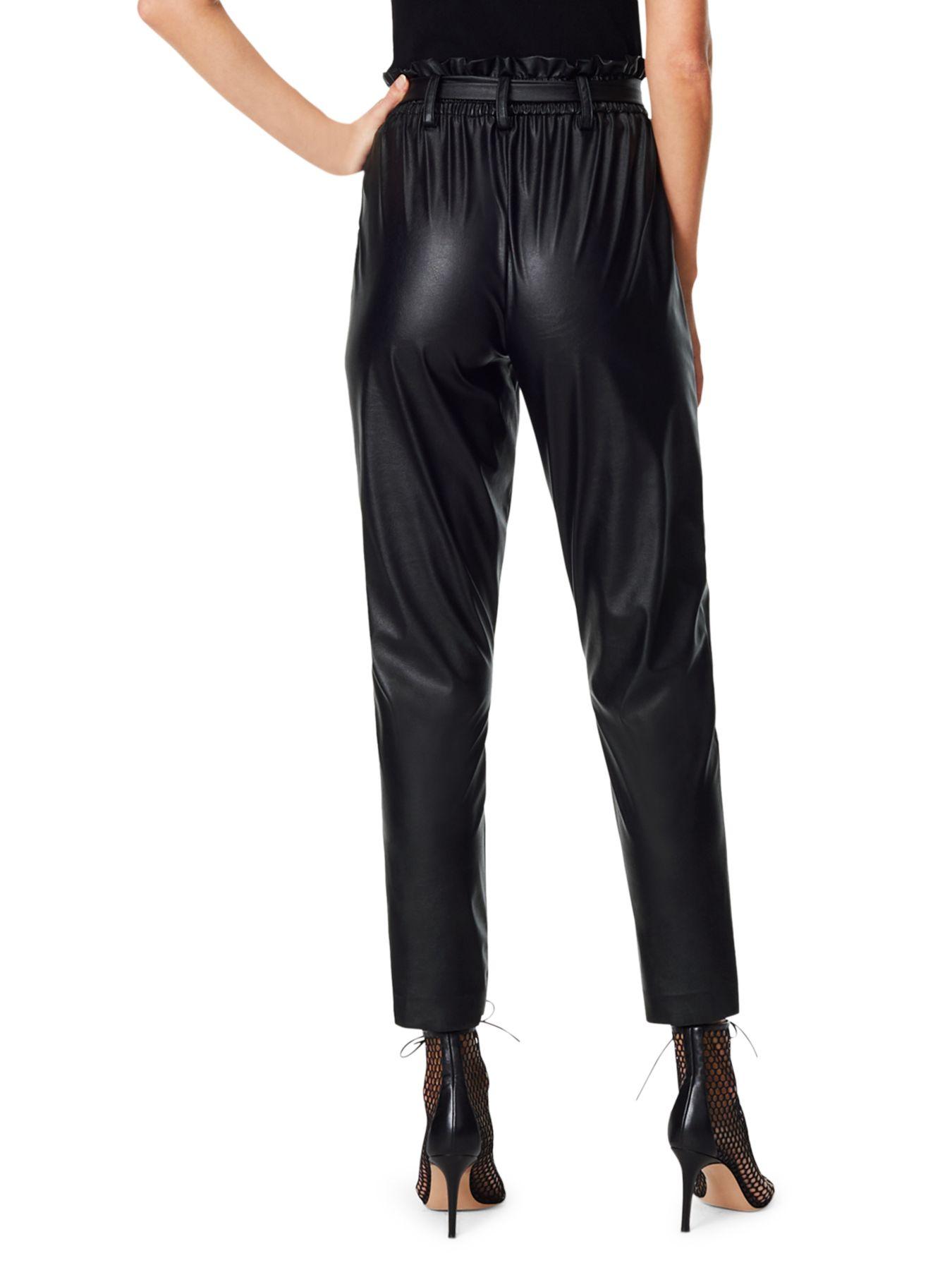 Ramy Brook Marty Faux-leather Pants in Black - Lyst
