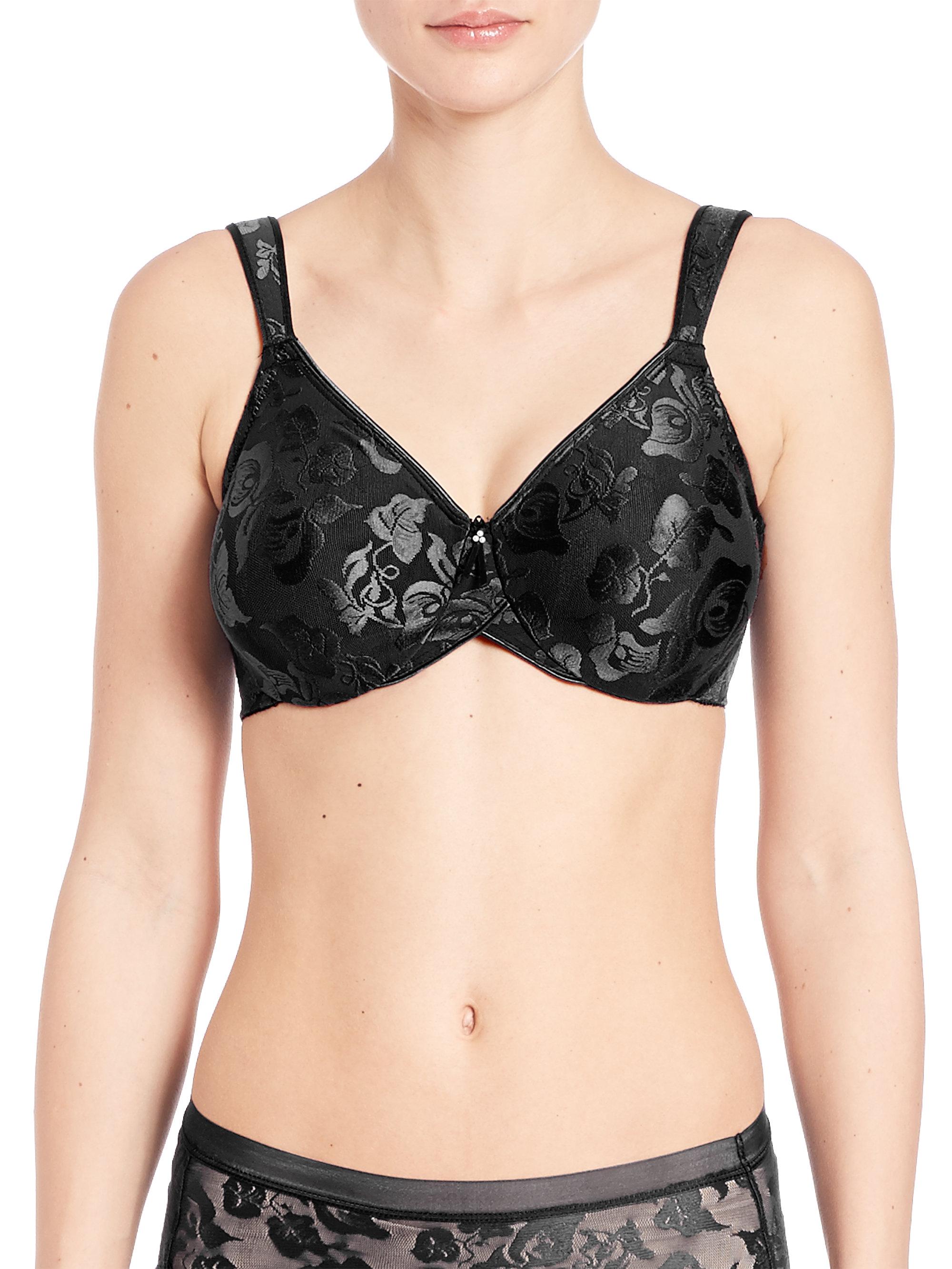 Lyst Wacoal Awareness Underwire Bra in Black