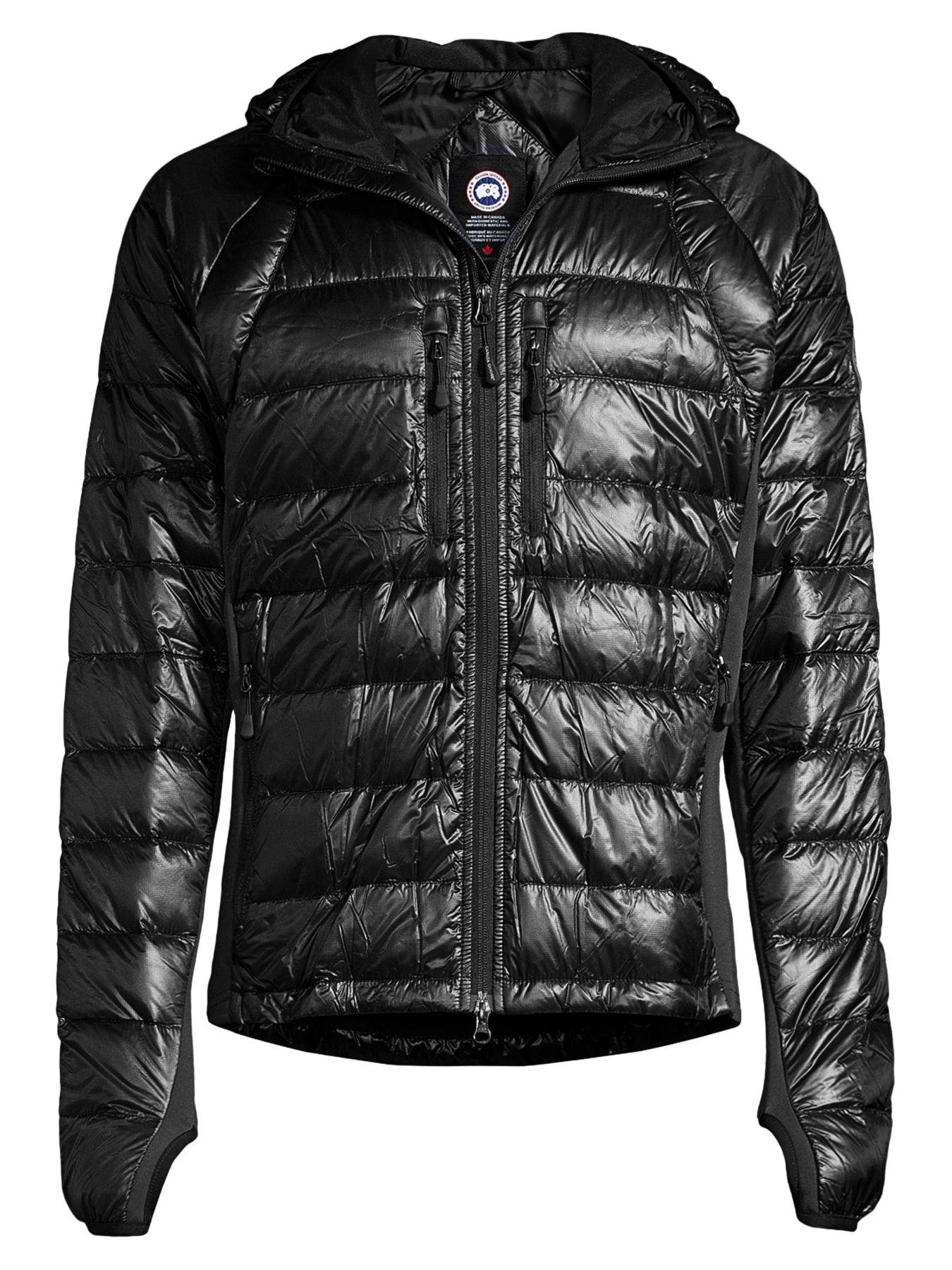 Canada Goose Hybridge Lite Hoody in Black/Gray (Black) for Men - Lyst