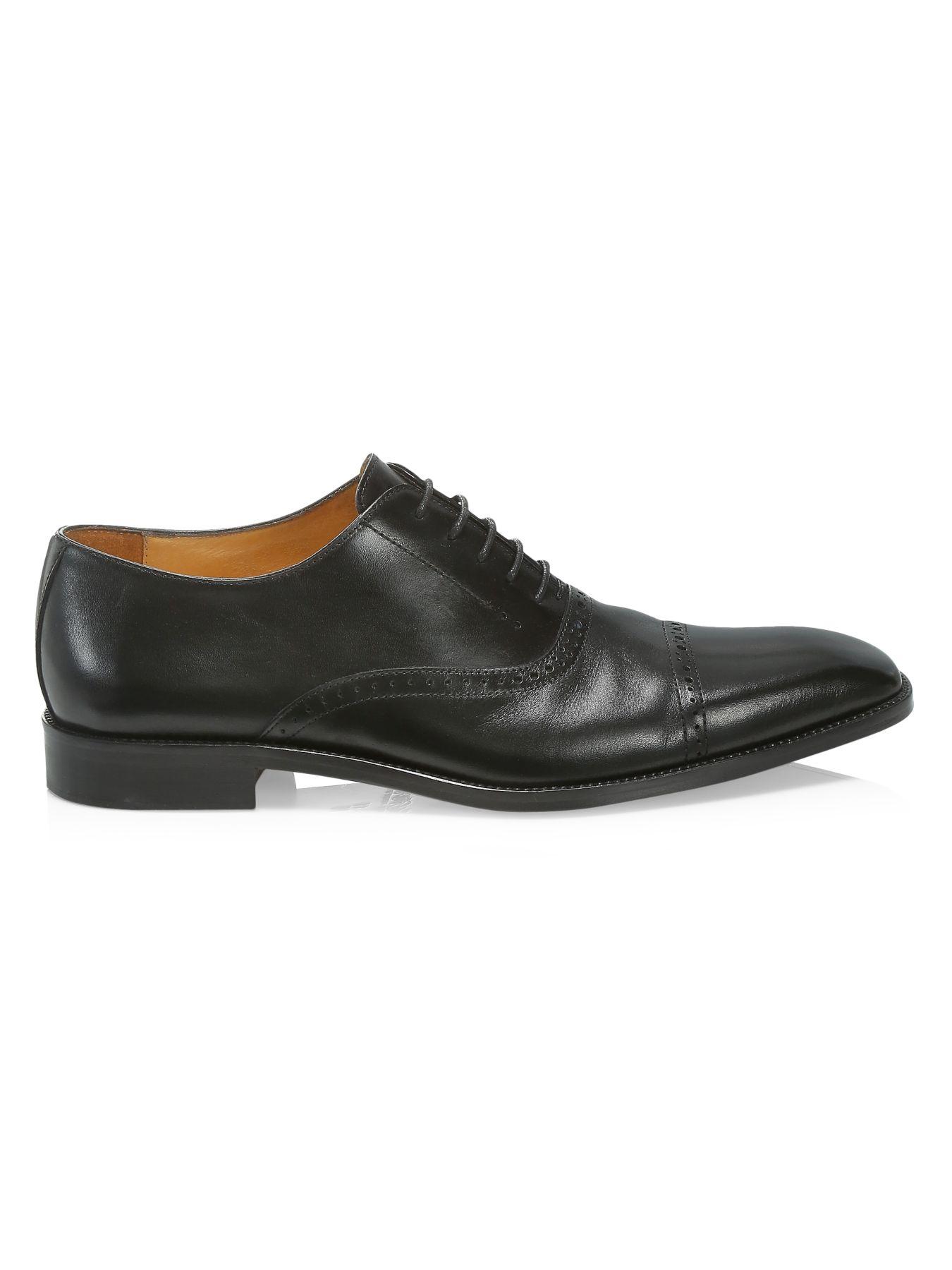 Saks Fifth Avenue Collection Delancey Cap Toe Leather Brogue Oxfords in ...