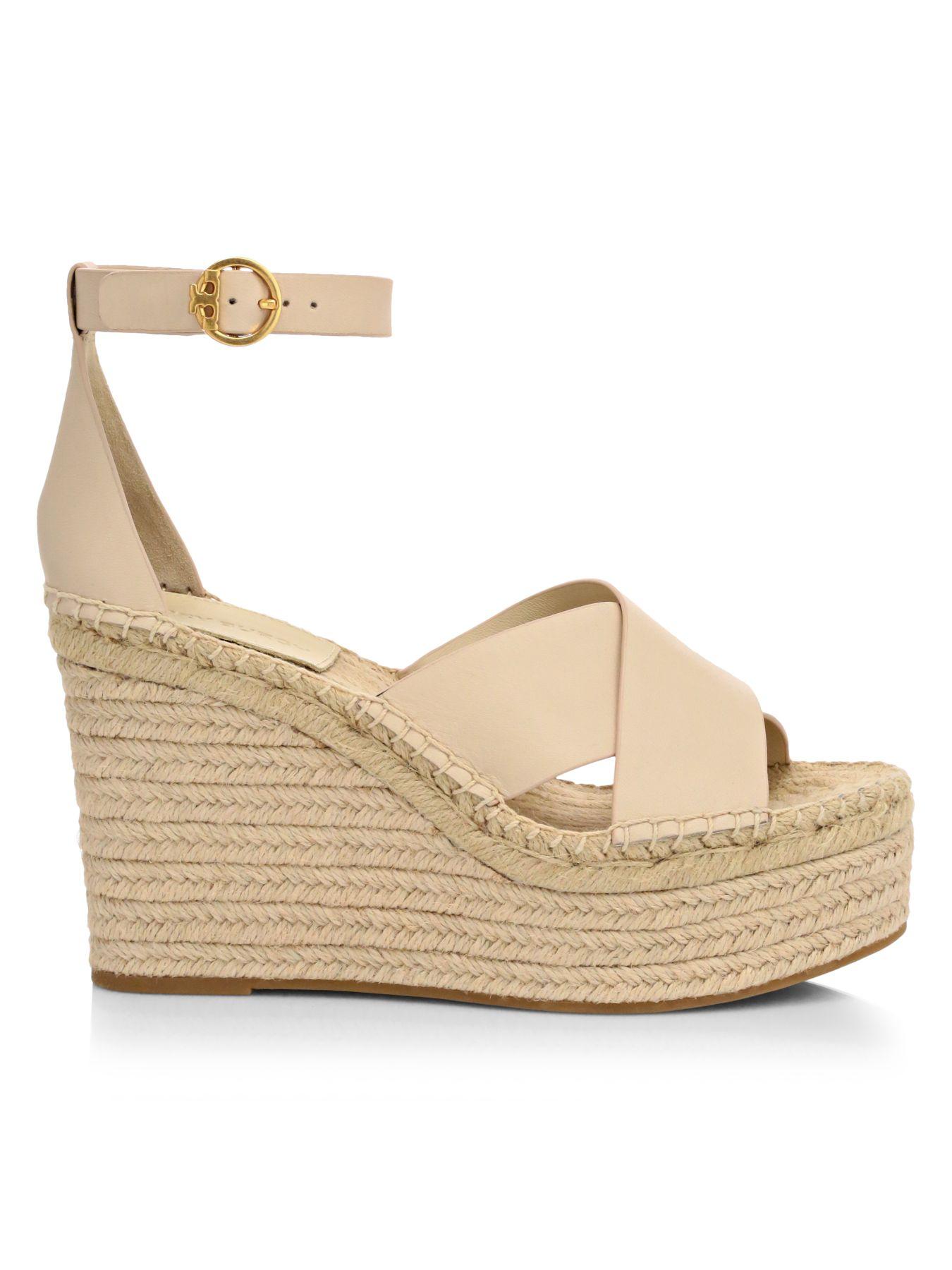 tory burch platform espadrille