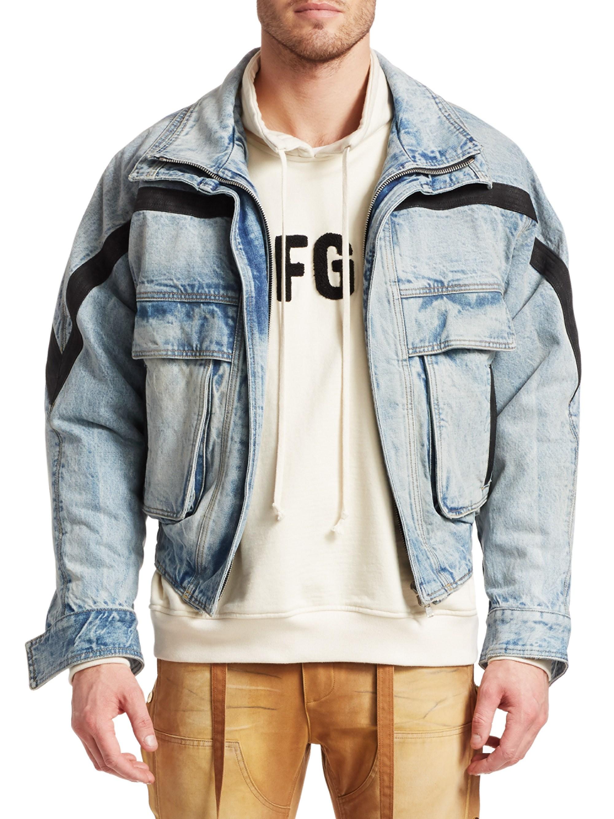 ジャケット・アウター Fear of god 6th denim jacket 楽天市場】FEAR OF GOD - Selvedge Denim Alpaca Trucker Jacket FIFTH