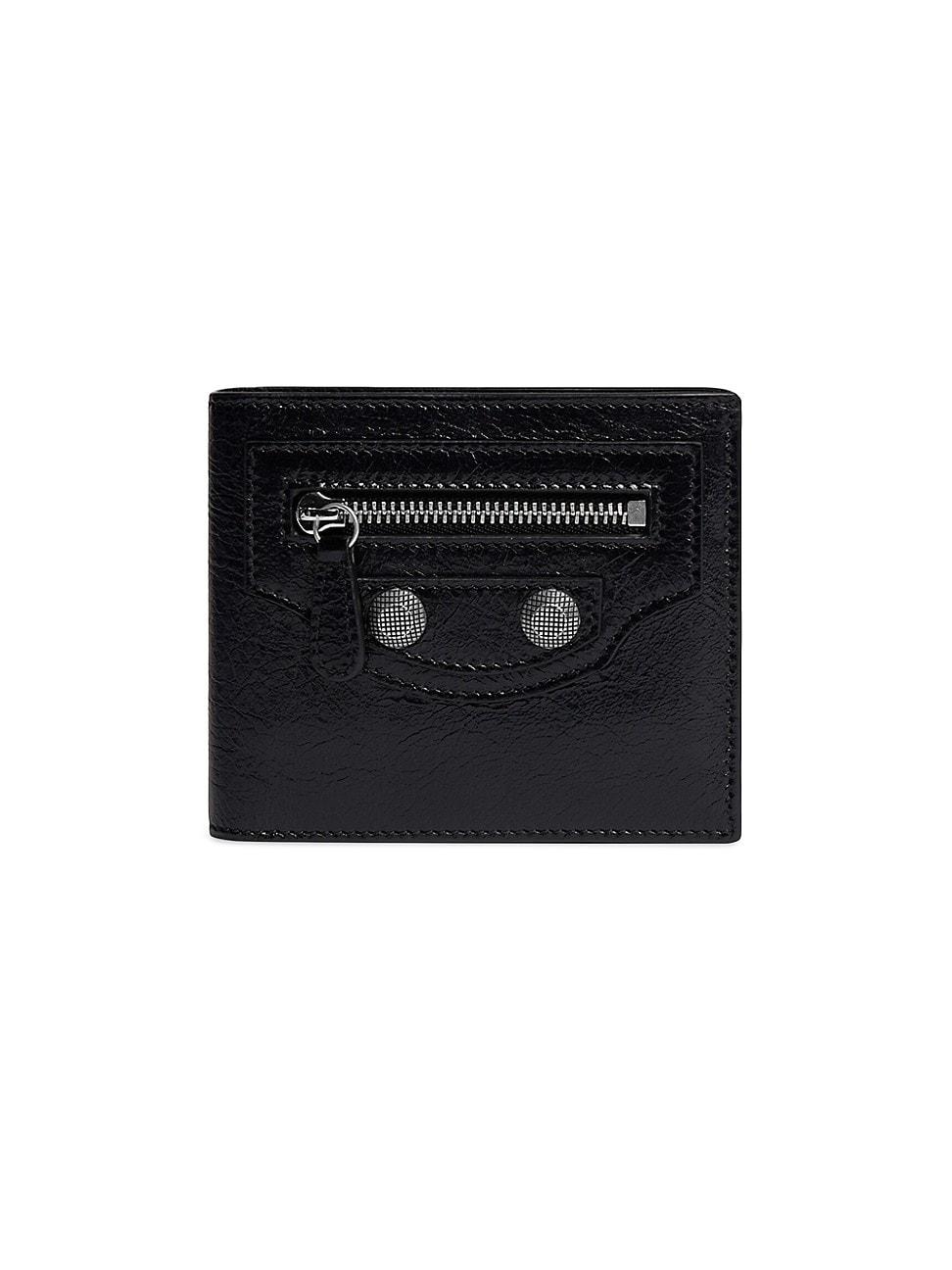 Balenciaga Le Cagole Men Square Folded Wallet in Black for Men | Lyst