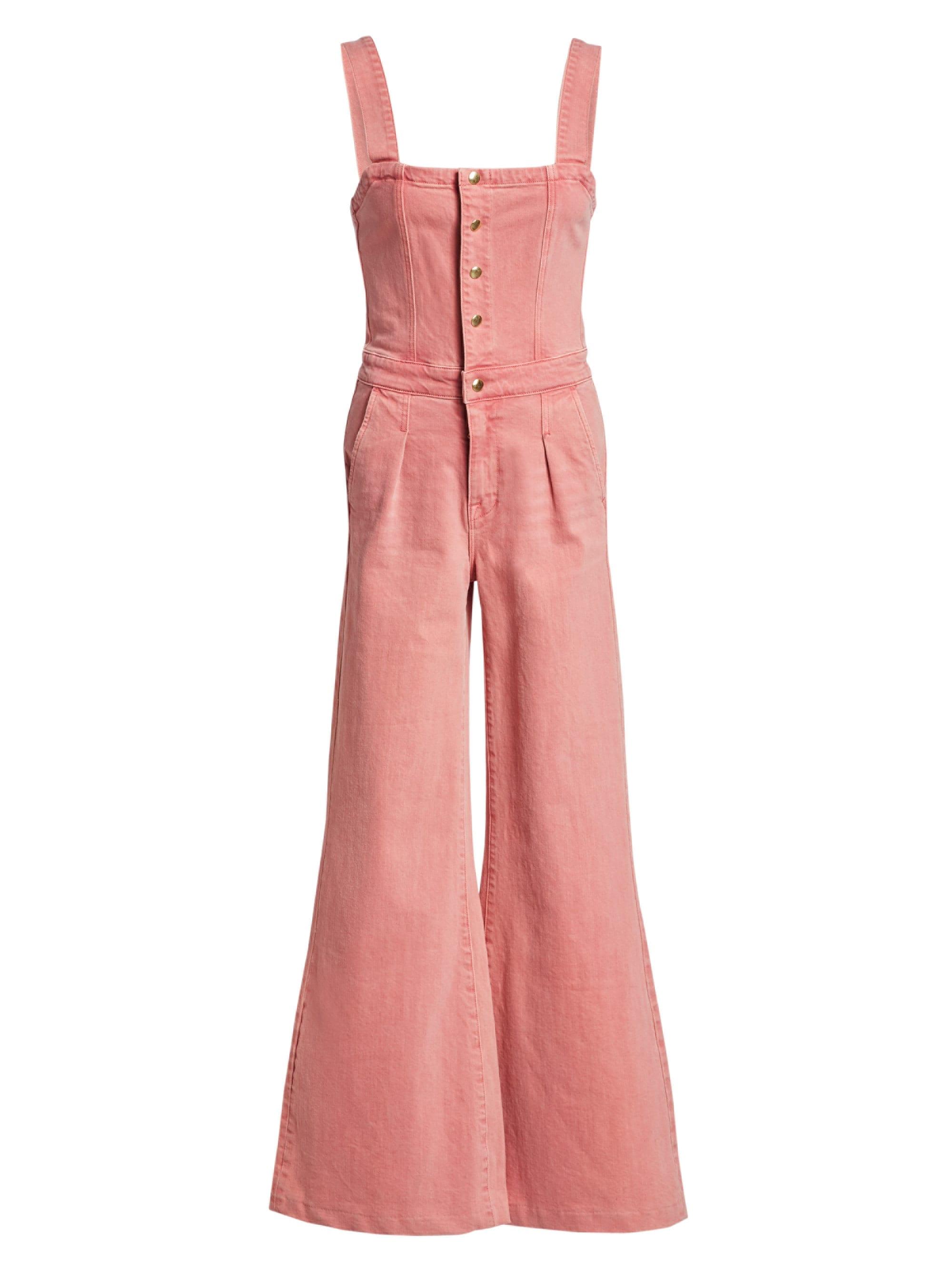 FRAME Vintage Jumpsuit in Pink | Lyst