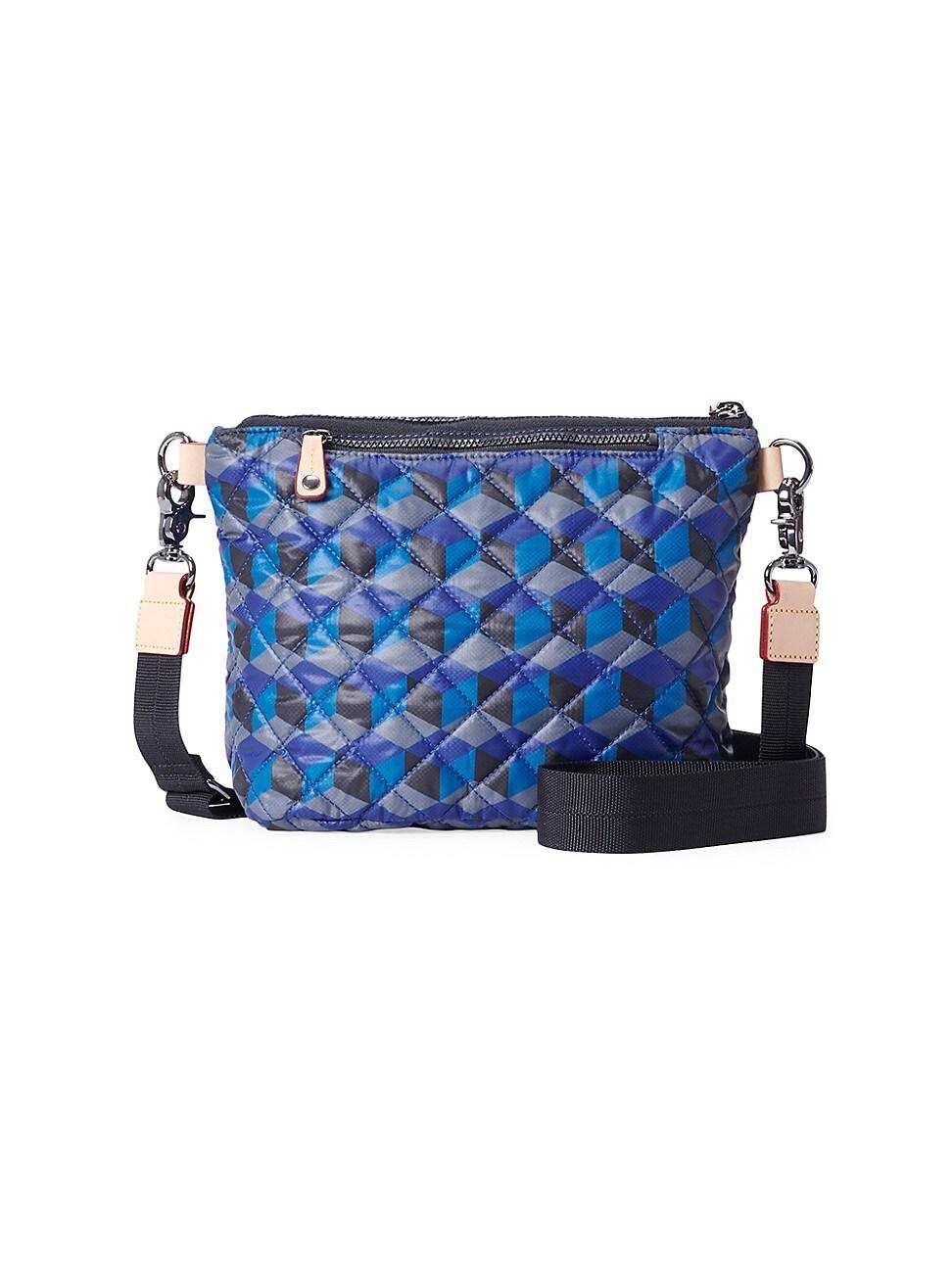 MZ Wallace Metro Scout Quilted Nylon Crossbody Bag in Blue Lyst