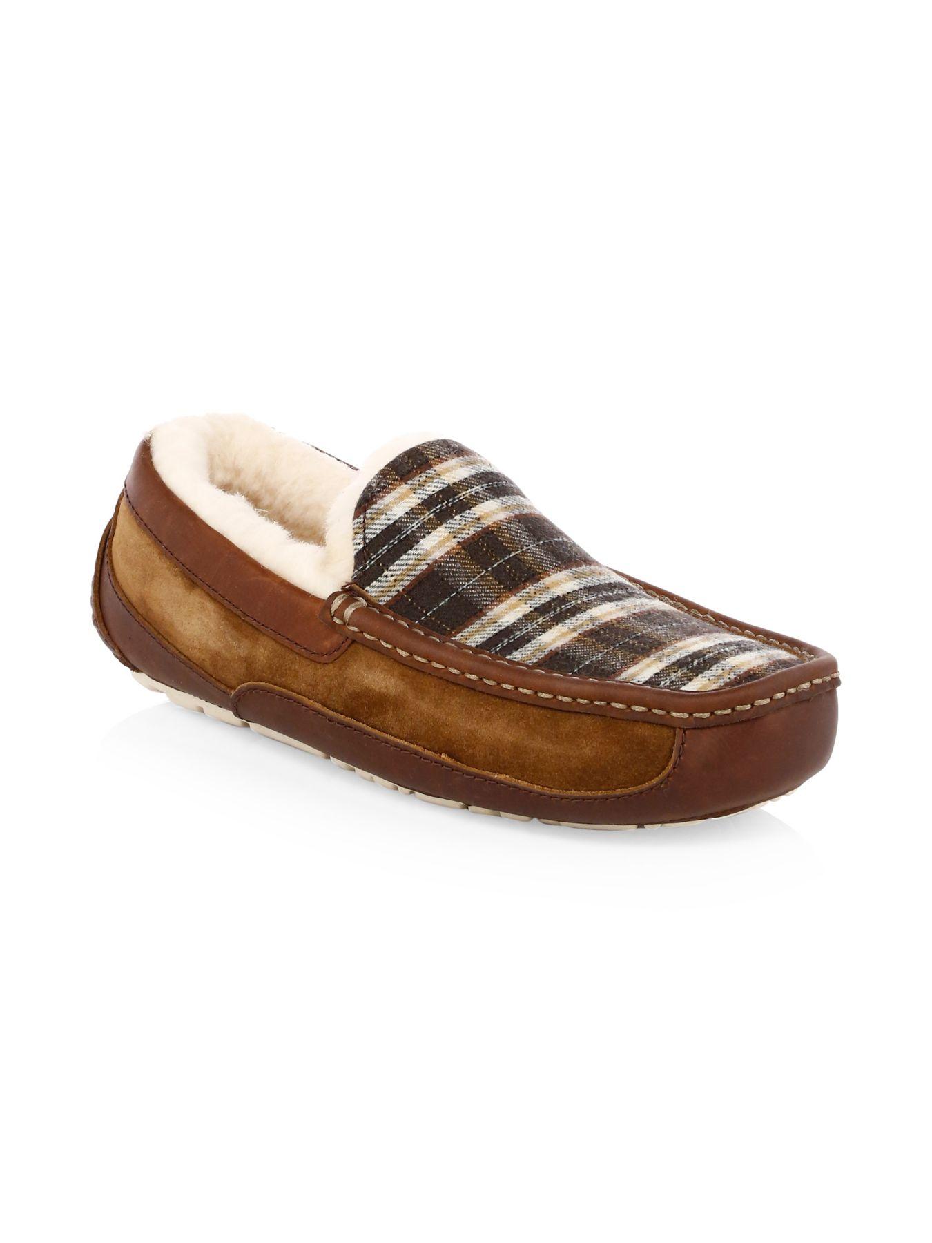 ugg ascot pendleton plaid slipper