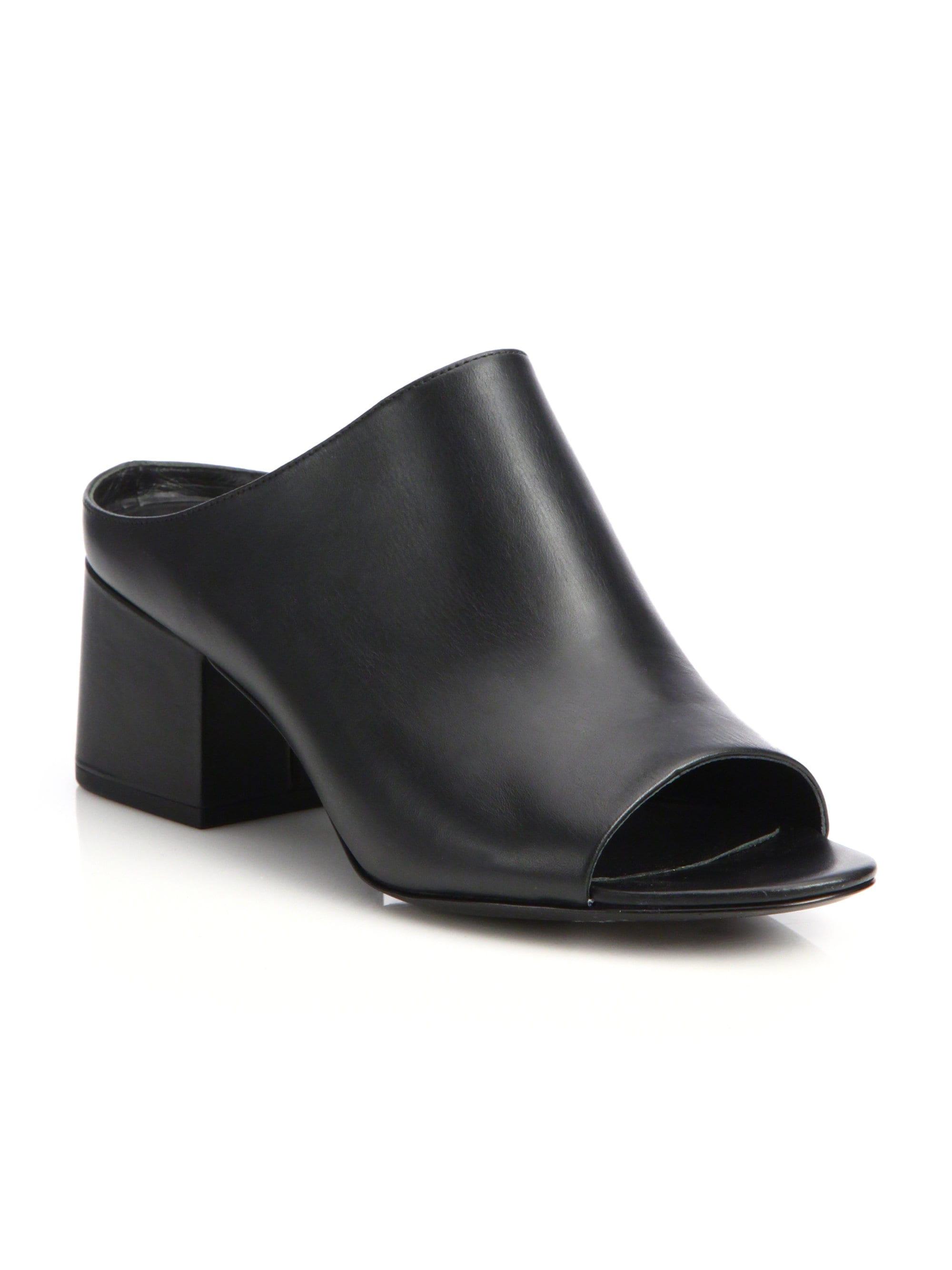 abelia block heel mules