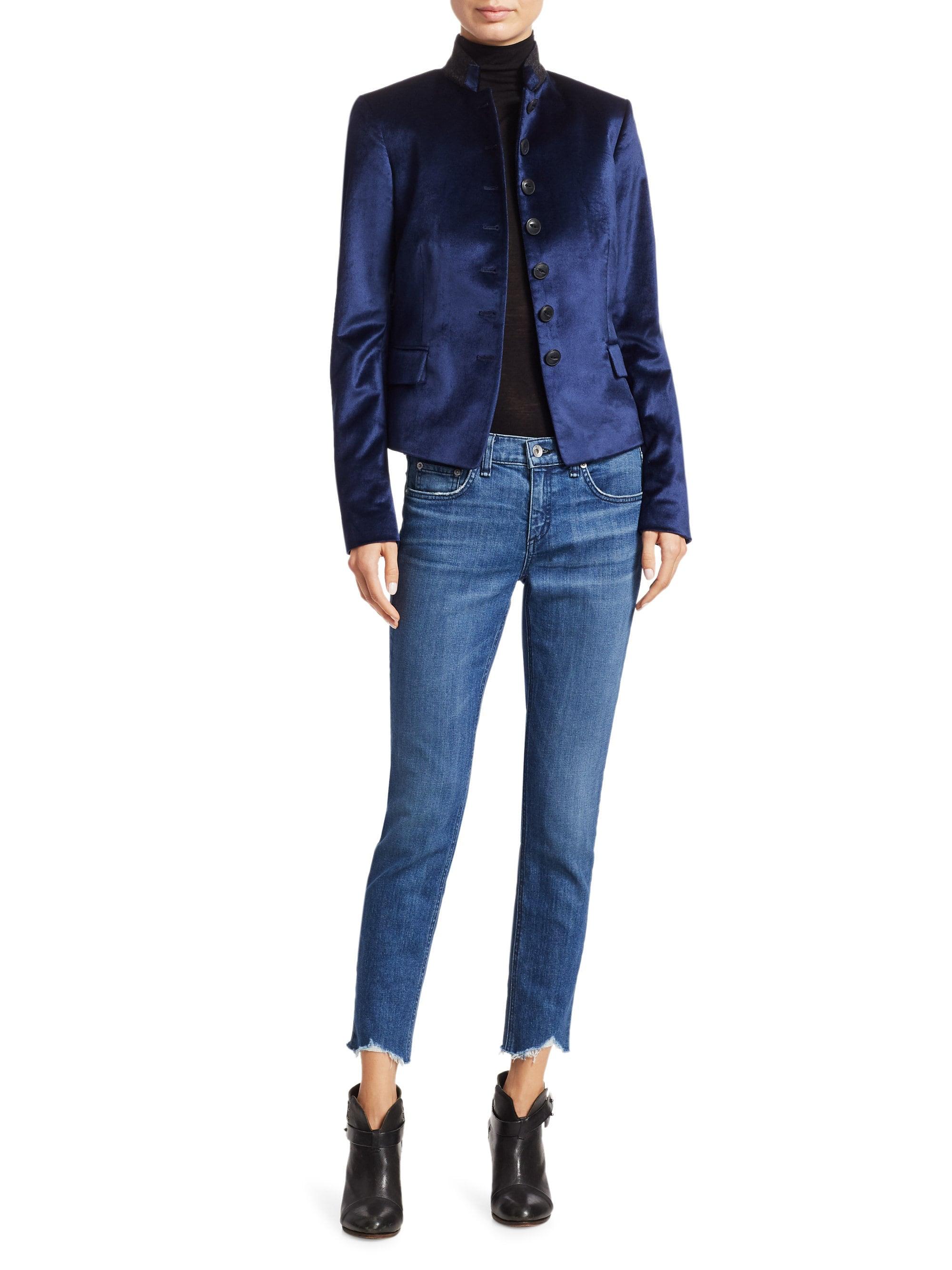 rag & bone rei velvet blazer