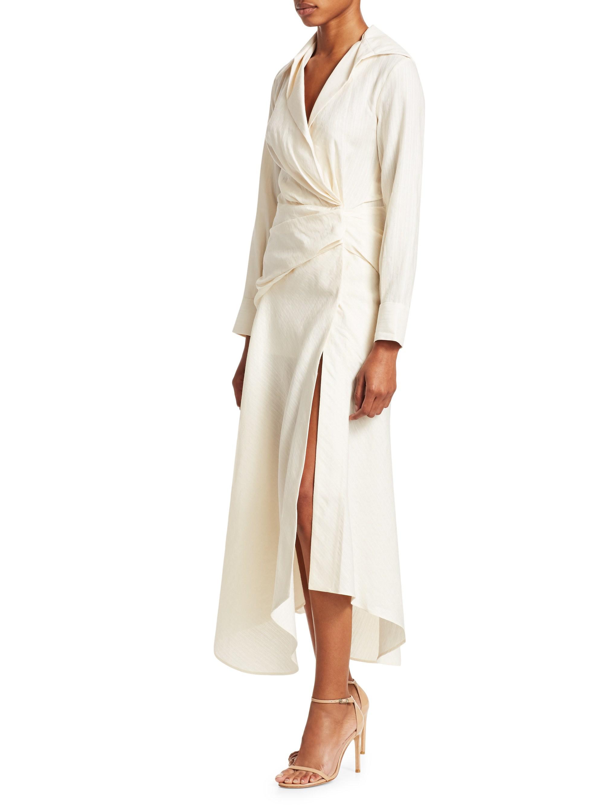 jacquemus wrap dress