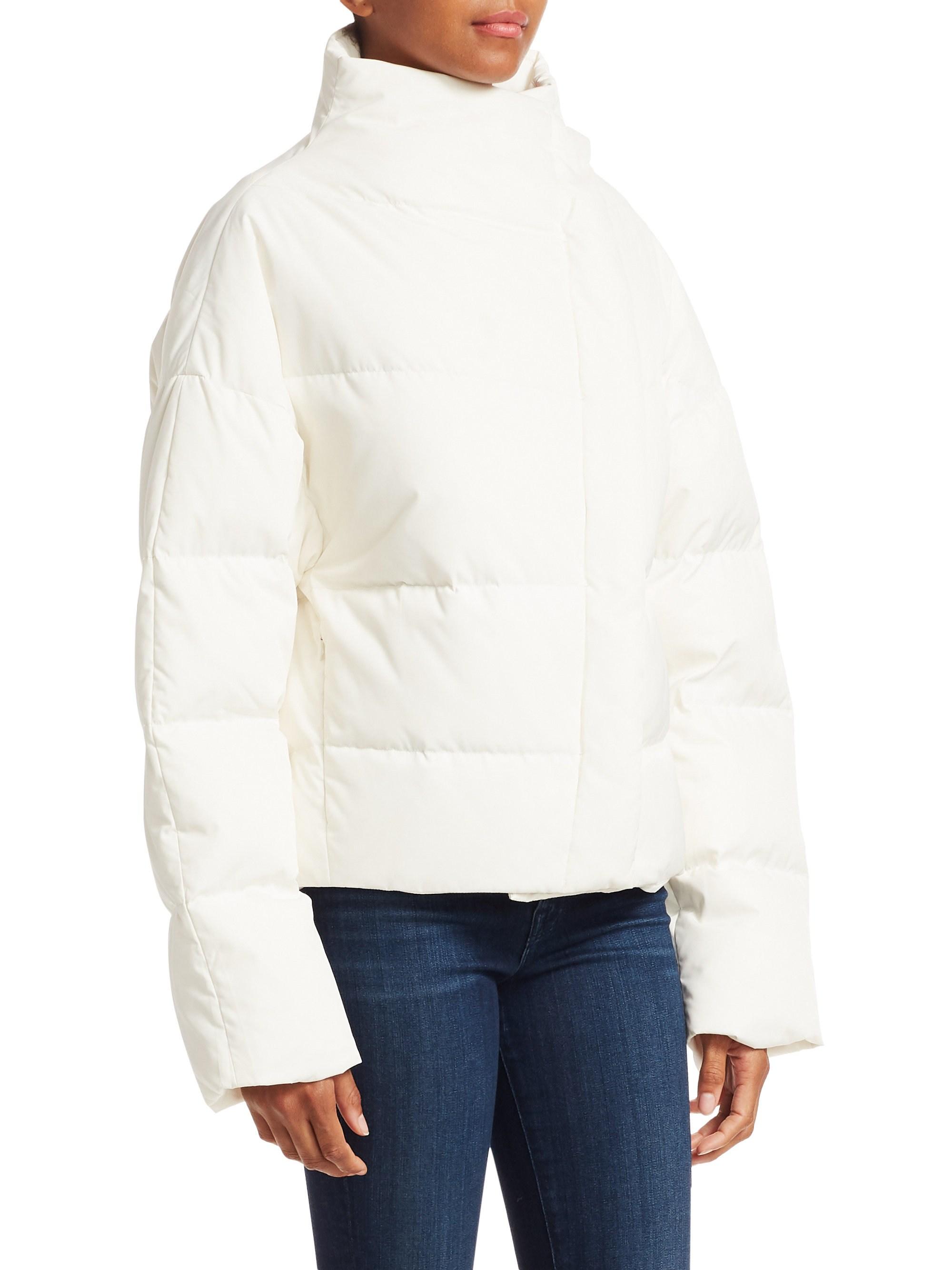 theory offset puffer jacket