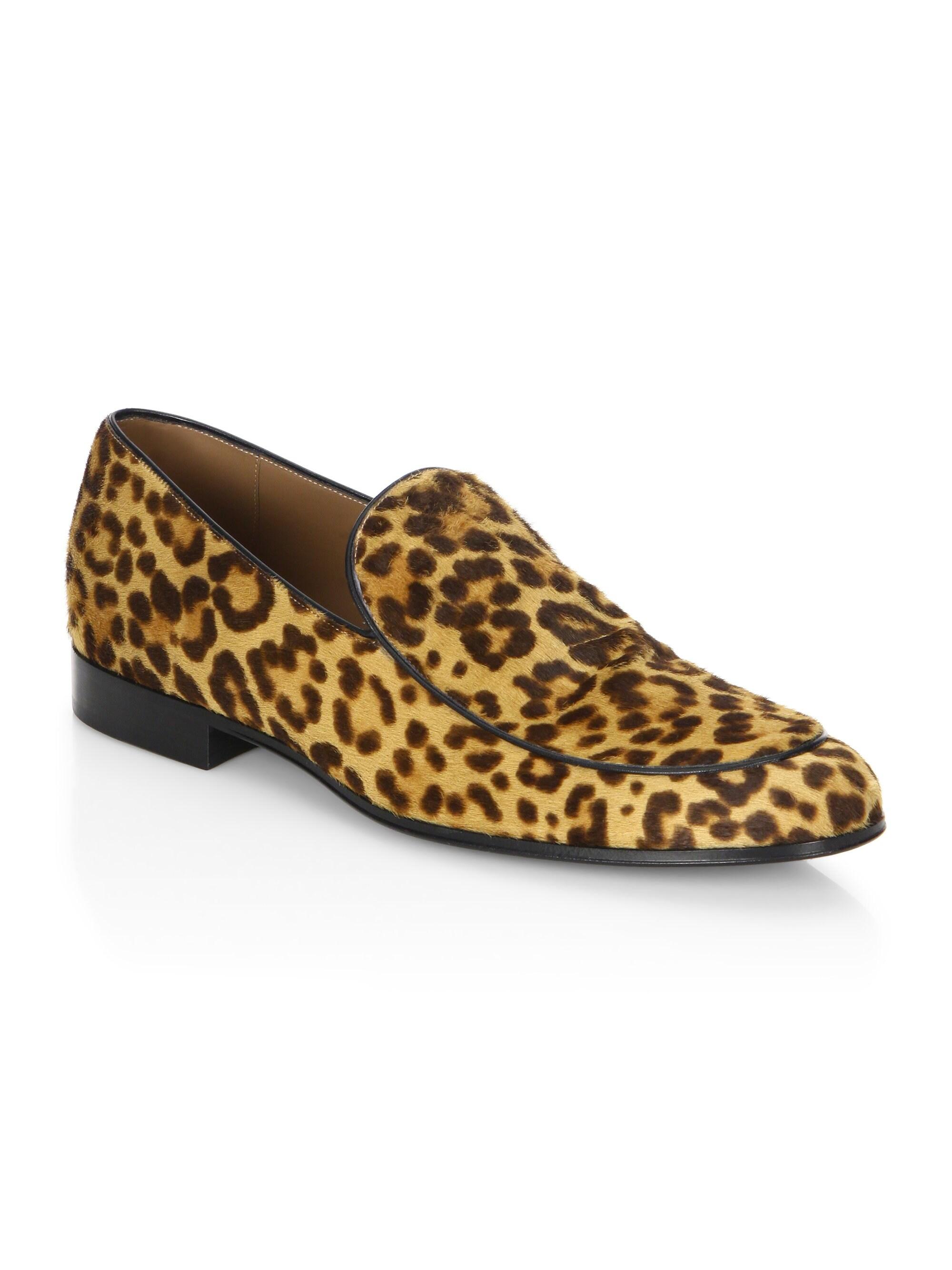 gianvito rossi leopard flats