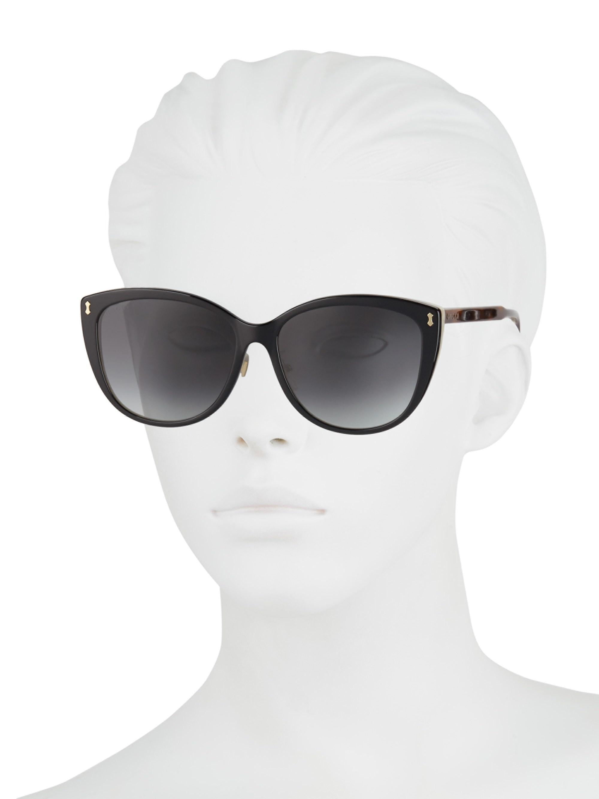 gucci cat eye sunglasses 58mm