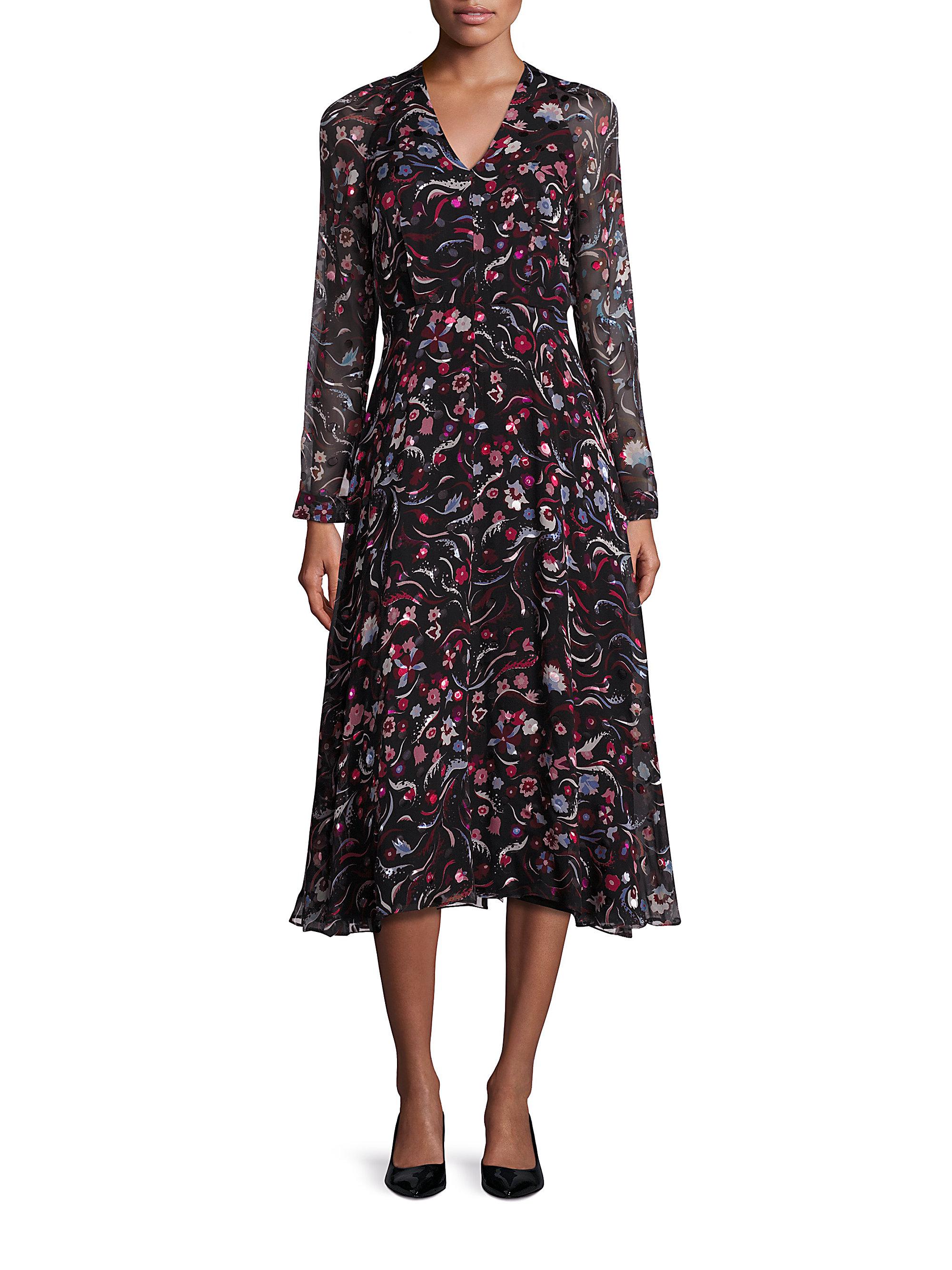 lk bennett floret black