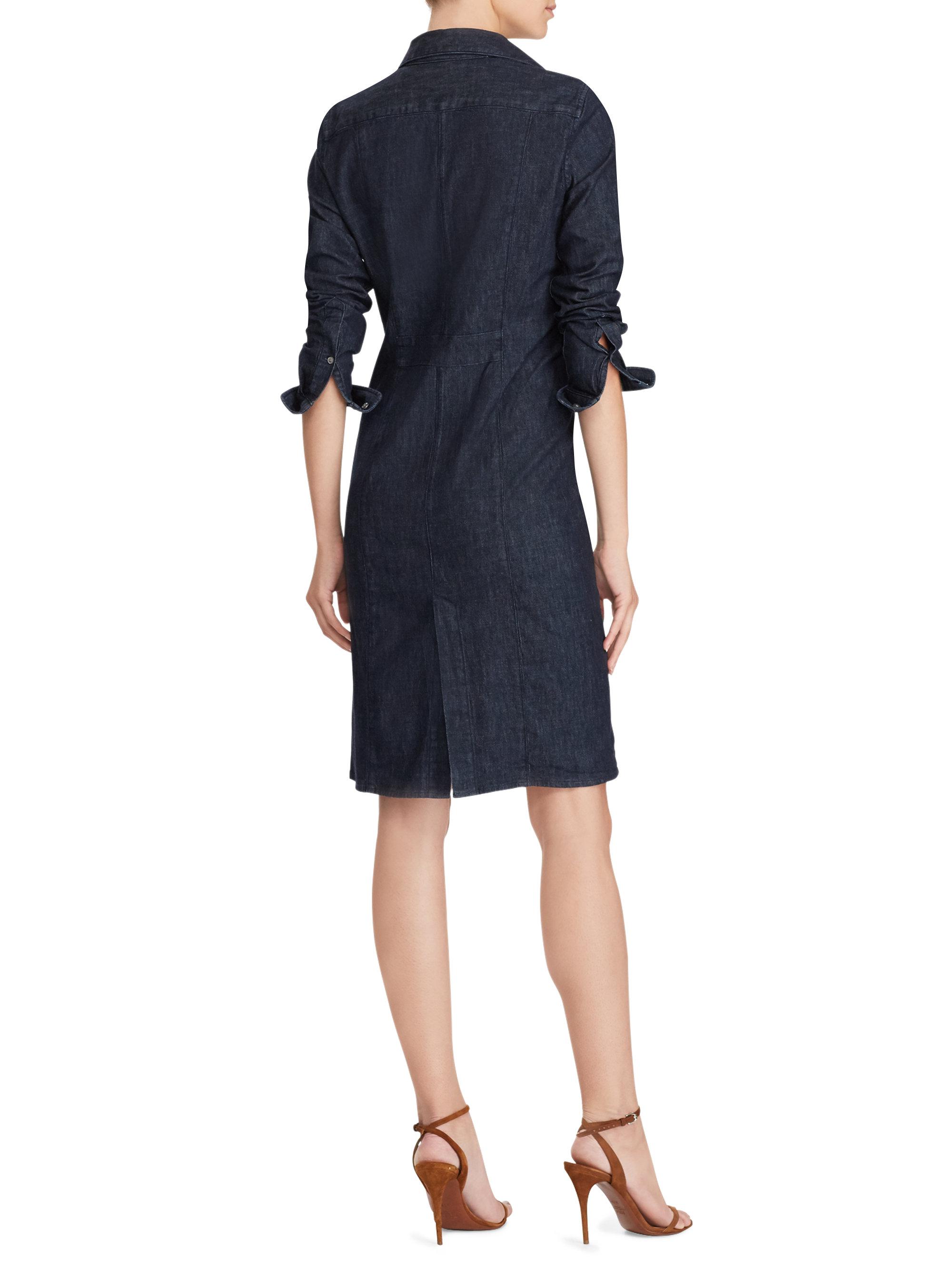 button polo dress