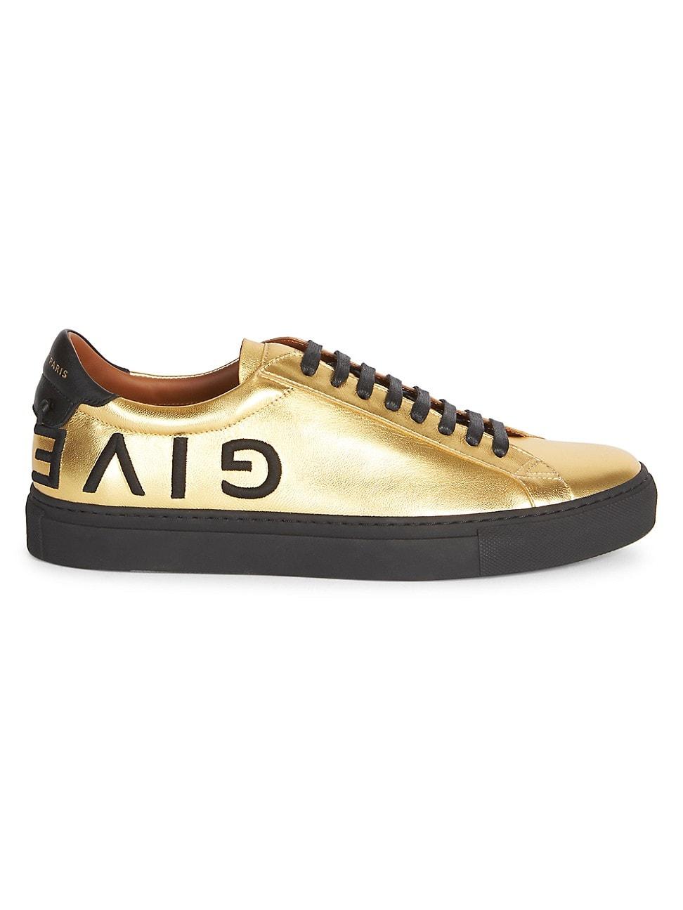 Givenchy Leather Urban Street Low Sneakers in Gold (Metallic) for Men - Lyst