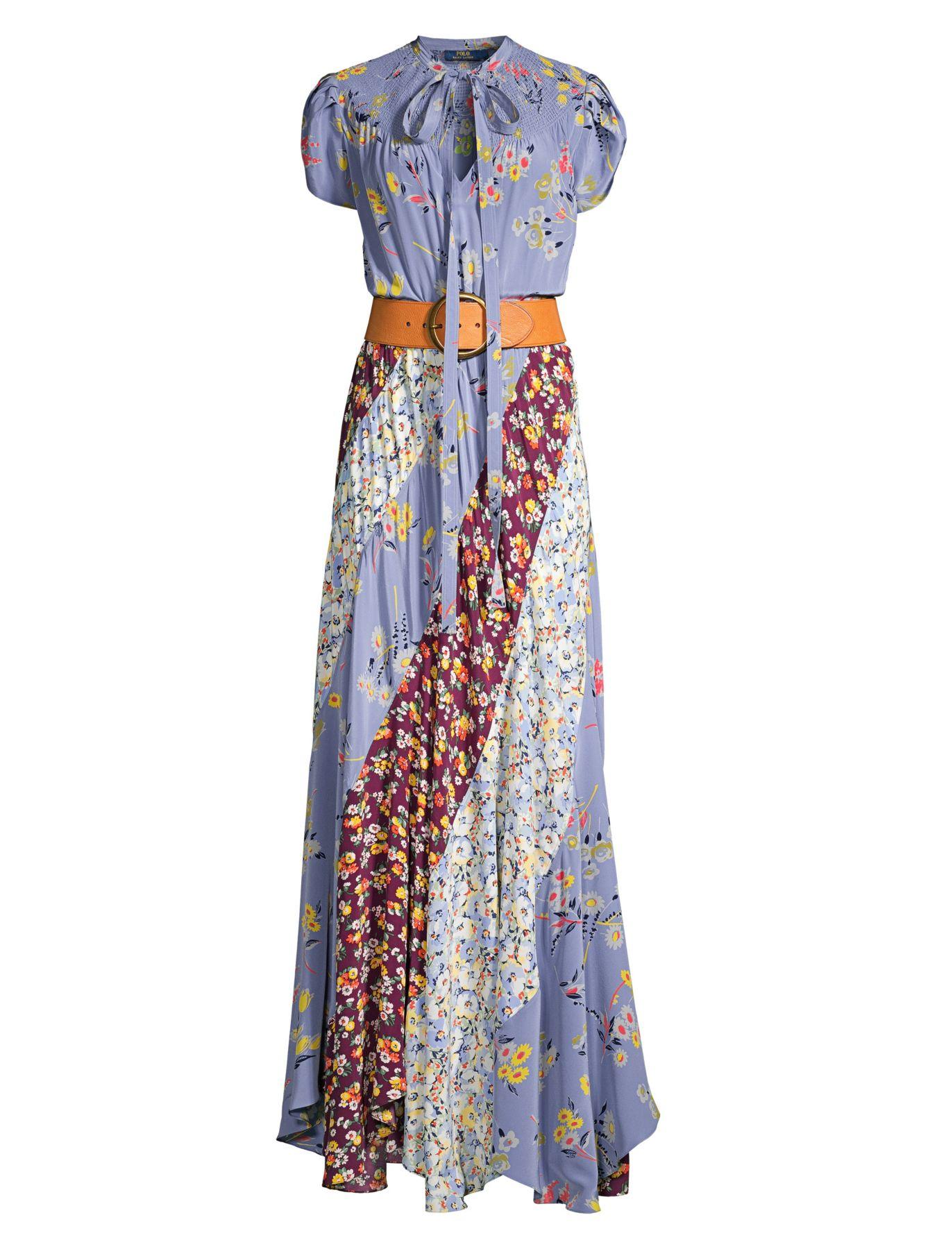 ralph lauren silk dress