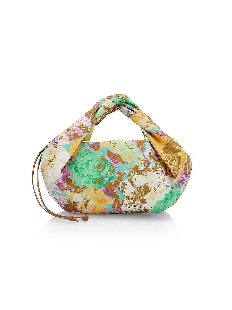 Dries Van Noten Sketched Floral Top-handle Bag | Lyst