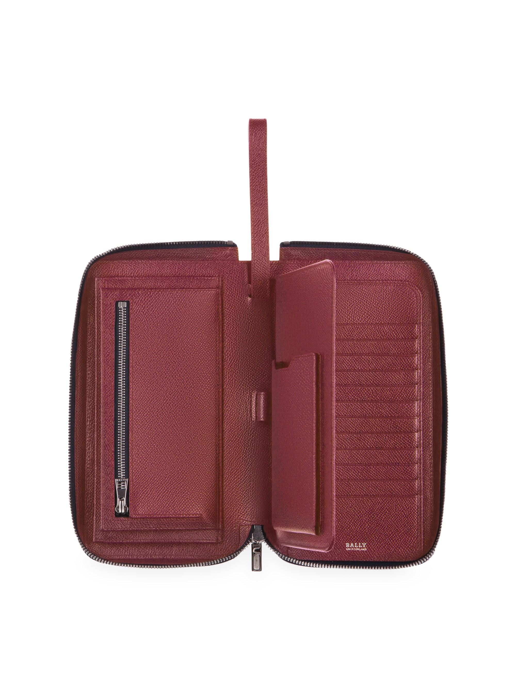 Bally Men's Balman Leather Wallet Black for Men Lyst