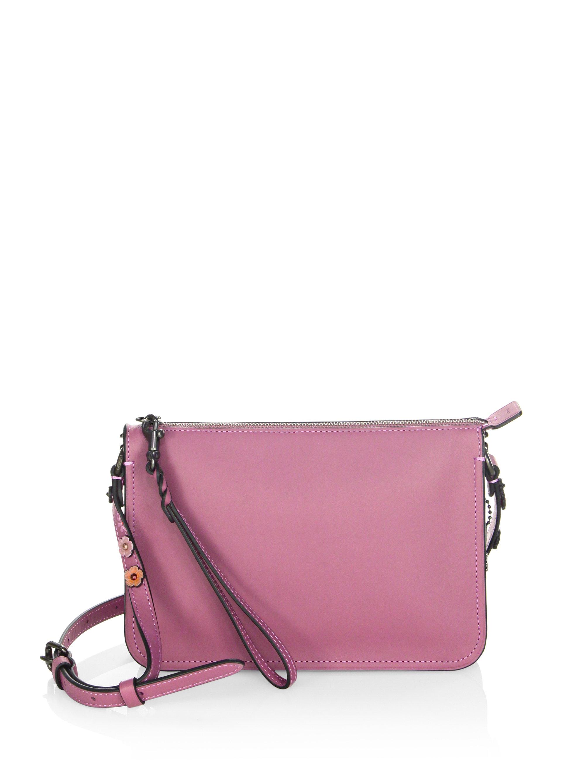 COACH Soho Leather Crossbody Bag in Pink - Lyst