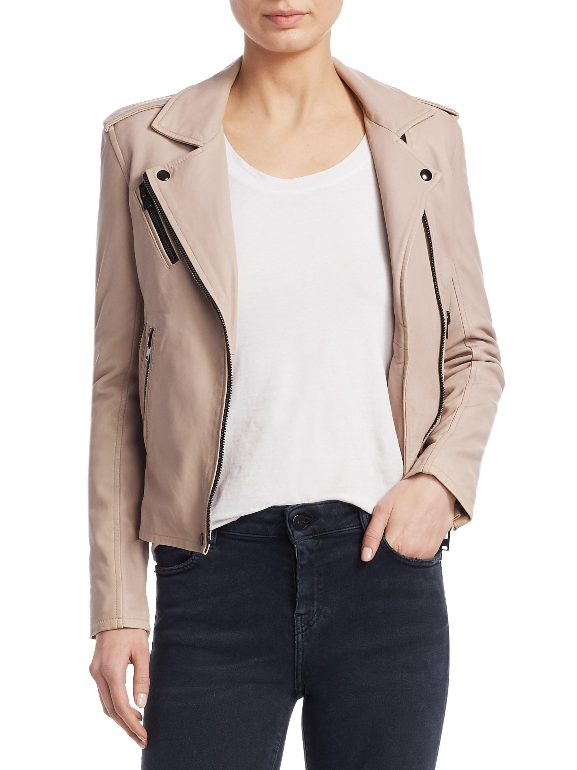 iro pink leather jacket