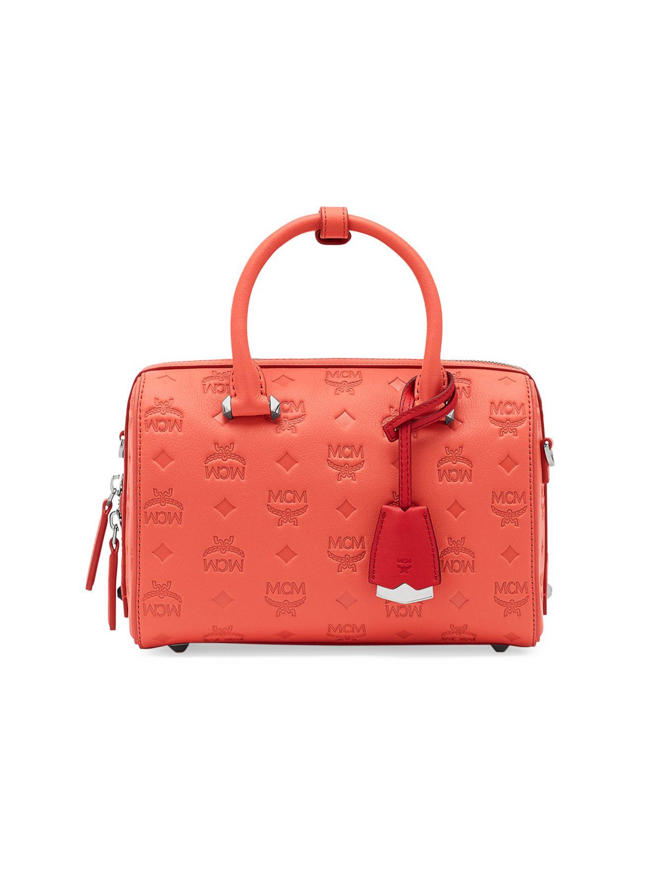 Boston leather handbag MCM Multicolour in Leather - 20666440
