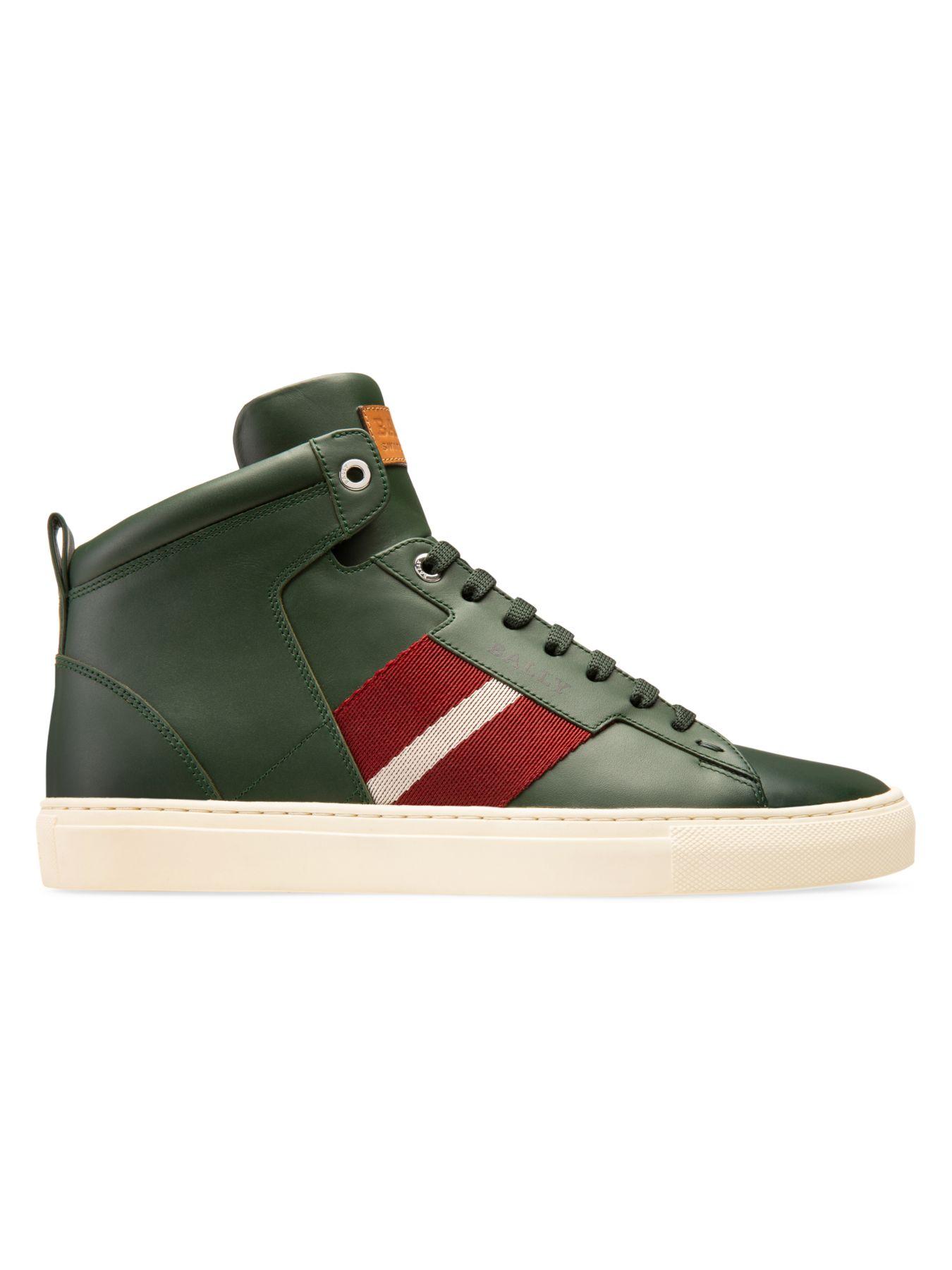 bally men's astel trainspotting leather runner sneakers