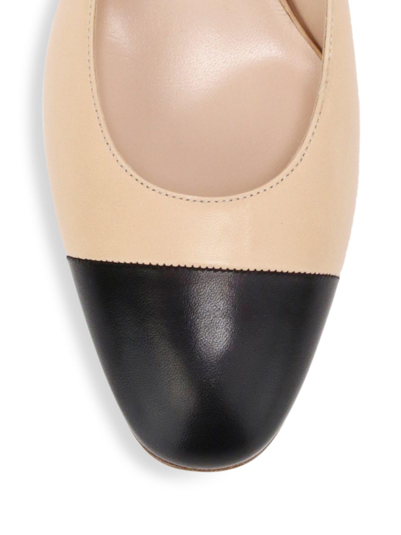 stuart weitzman loraina leather slingback pumps
