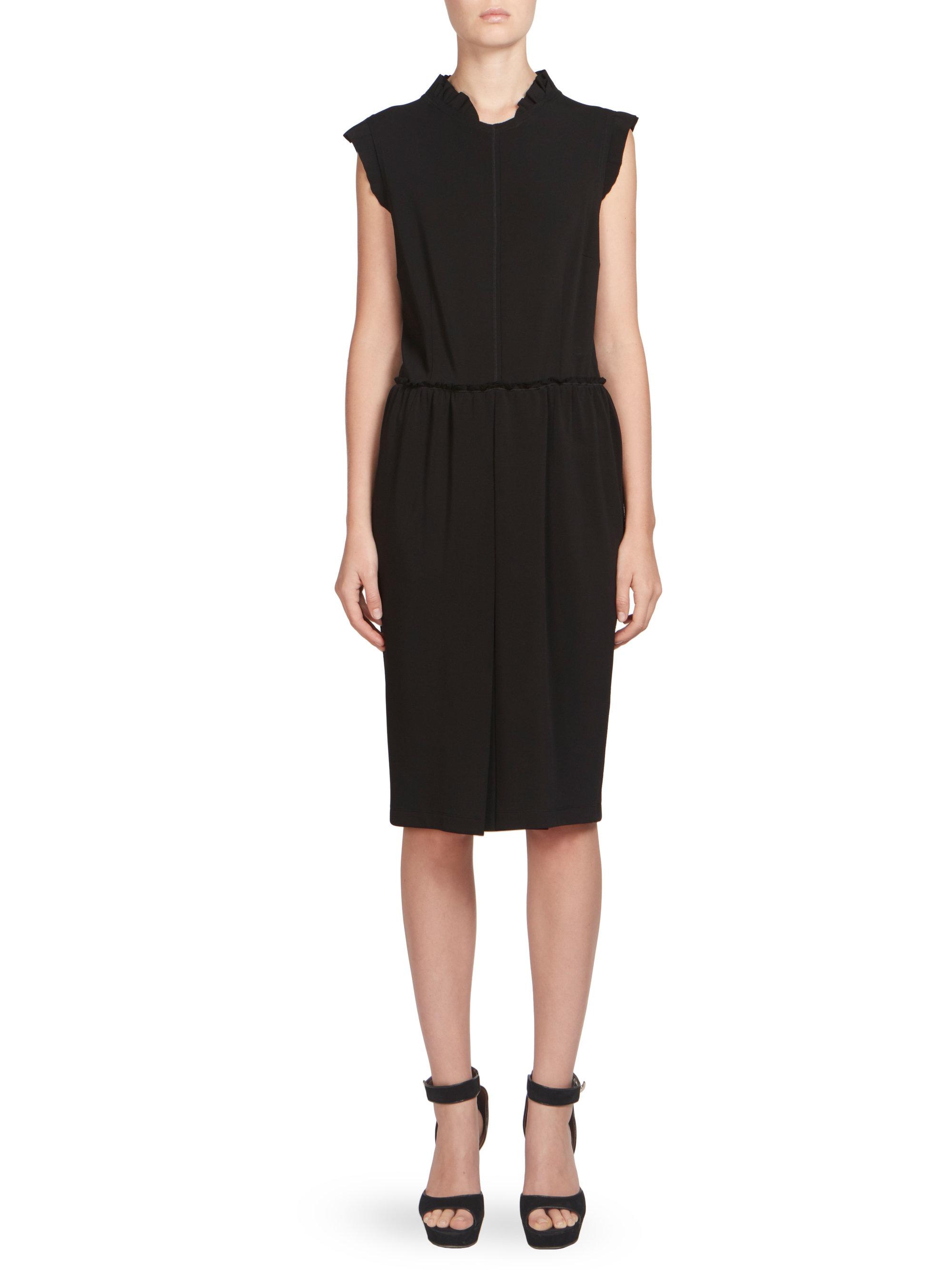Lyst Givenchy Matte Jersey Dress in Black